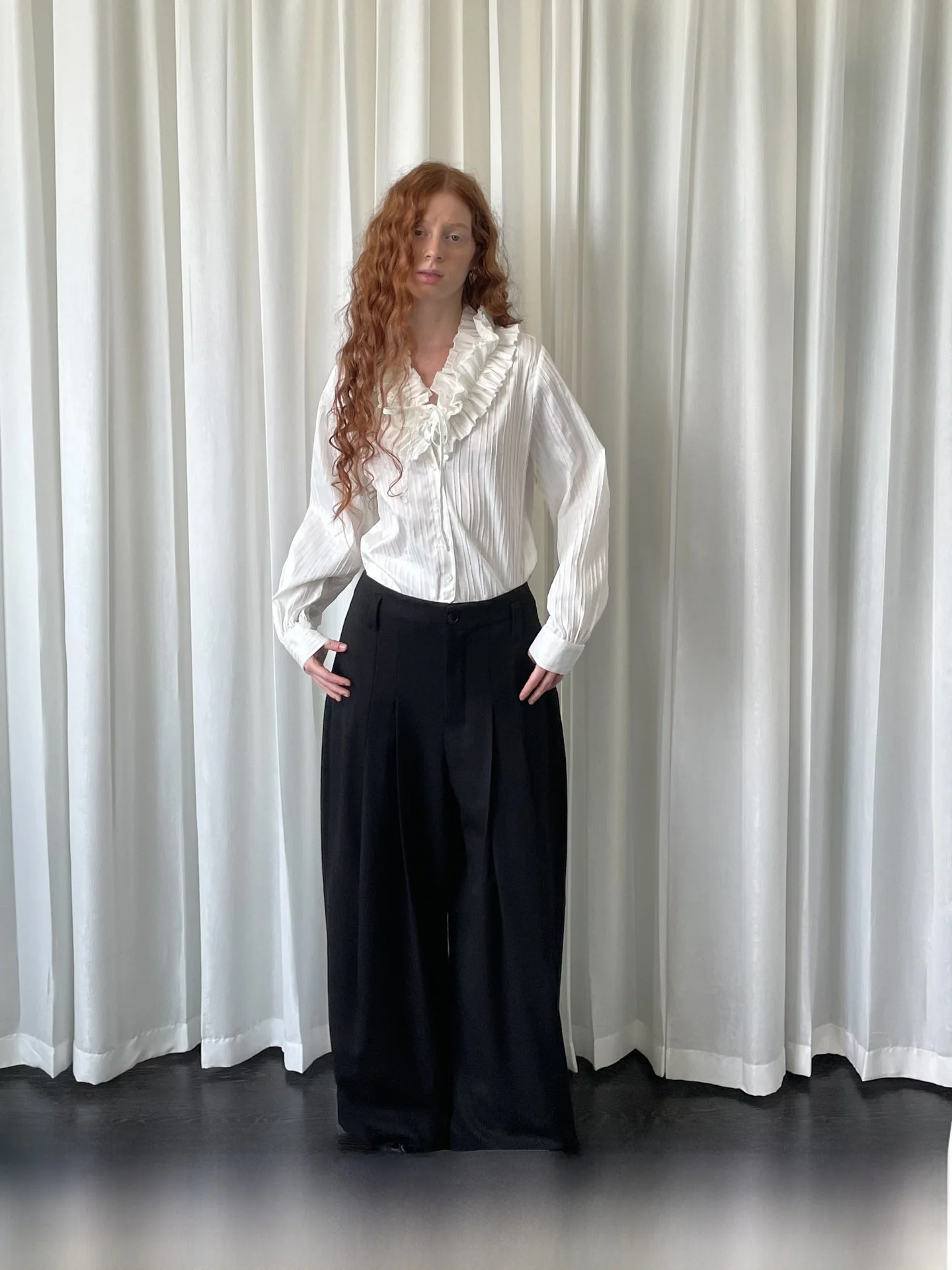 Bla Folded Suit Pants Women's Autumn Winter Casual High Waist Straight Leg Long Pants Deodorizing Smell Loose Fit Wide Leg
Bla Folded Suit Pants Women's Autumn Winter Casual High Waist Straight Leg Long Pants Deodorizing Smell Loose Fit Wide Leg