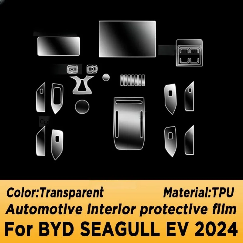 TPU Car Gearbox Dashboard Panel Gps Navigation Screen Anti-scratch Protective Film Sticker For BYD Seagull EV 2024 Accessories
TPU Car Gearbox Dashboard Panel Gps Navigation Screen Anti-scratch Protective Film Sticker For BYD Seagull EV 2024 Accessories