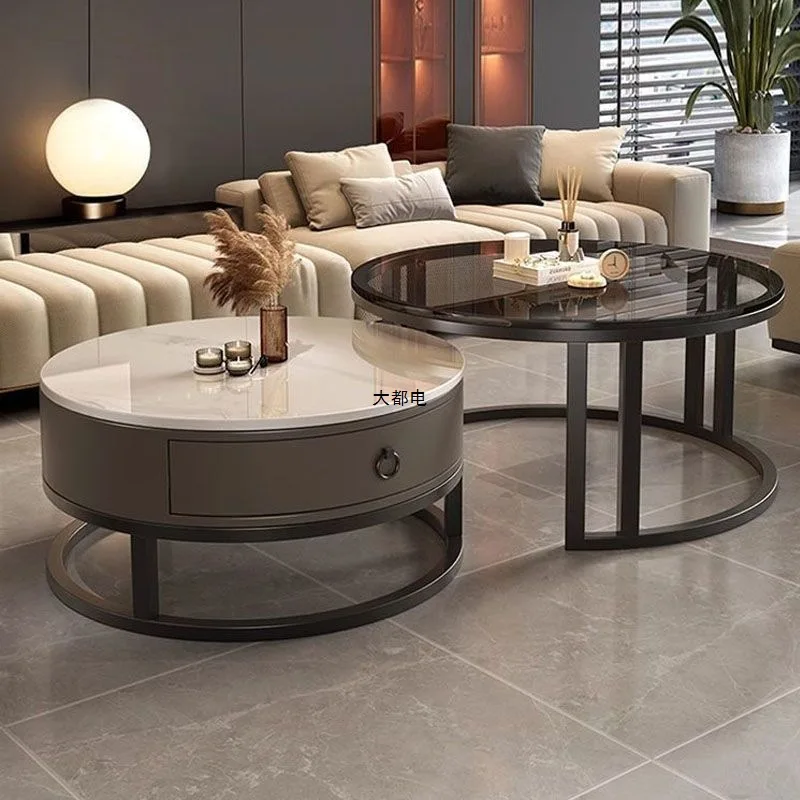 Light luxury retractable rock slab coffee table living room household small apartment simple modern balcony small table round co
Light luxury retractable rock slab coffee table living room household small apartment simple modern balcony small table round co