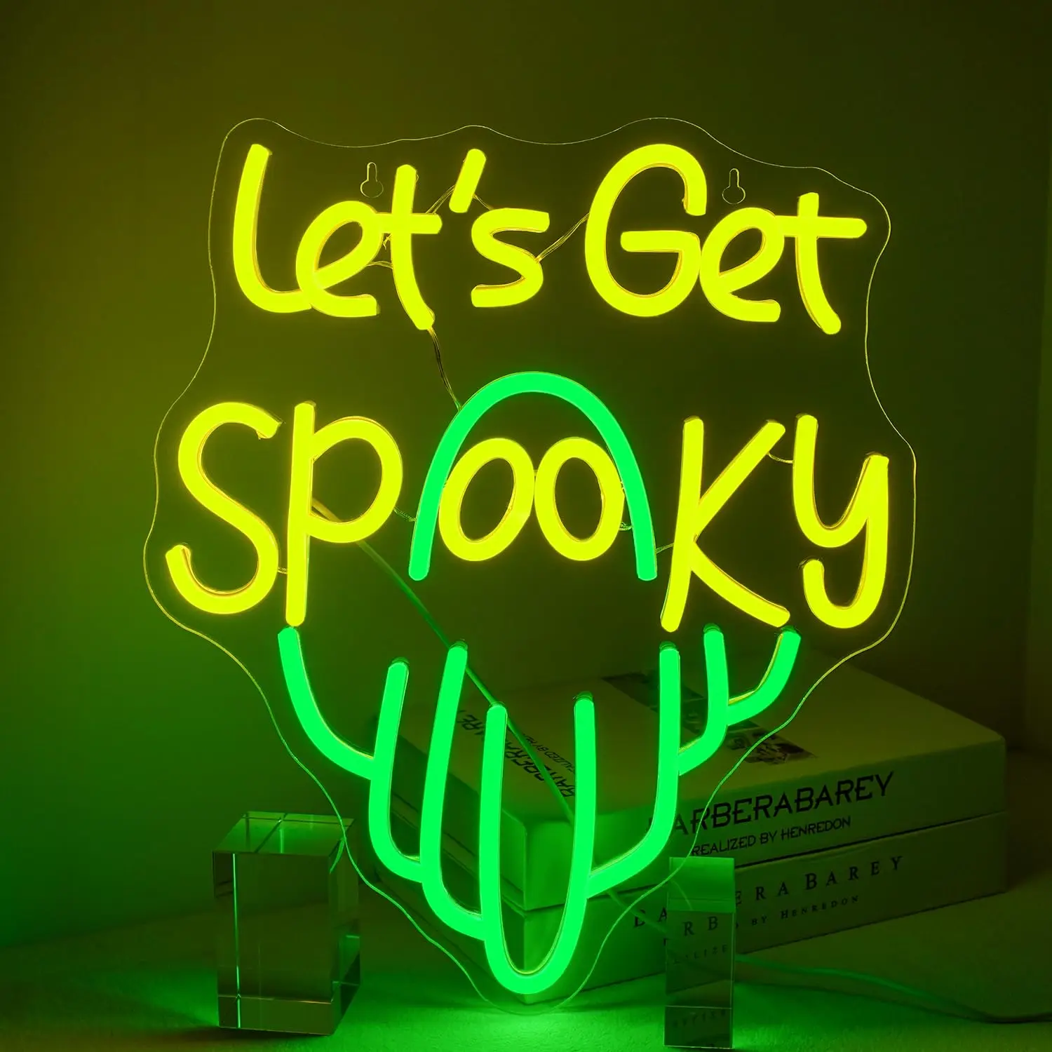 Let’s Get Spooky Neon Signs for Wall Decor Led Lights Halloween Ghost Bedroom Bar Party Man Cave Club Pub Door Gifts
Let’s Get Spooky Neon Signs for Wall Decor Led Lights Halloween Ghost Bedroom Bar Party Man Cave Club Pub Door Gifts