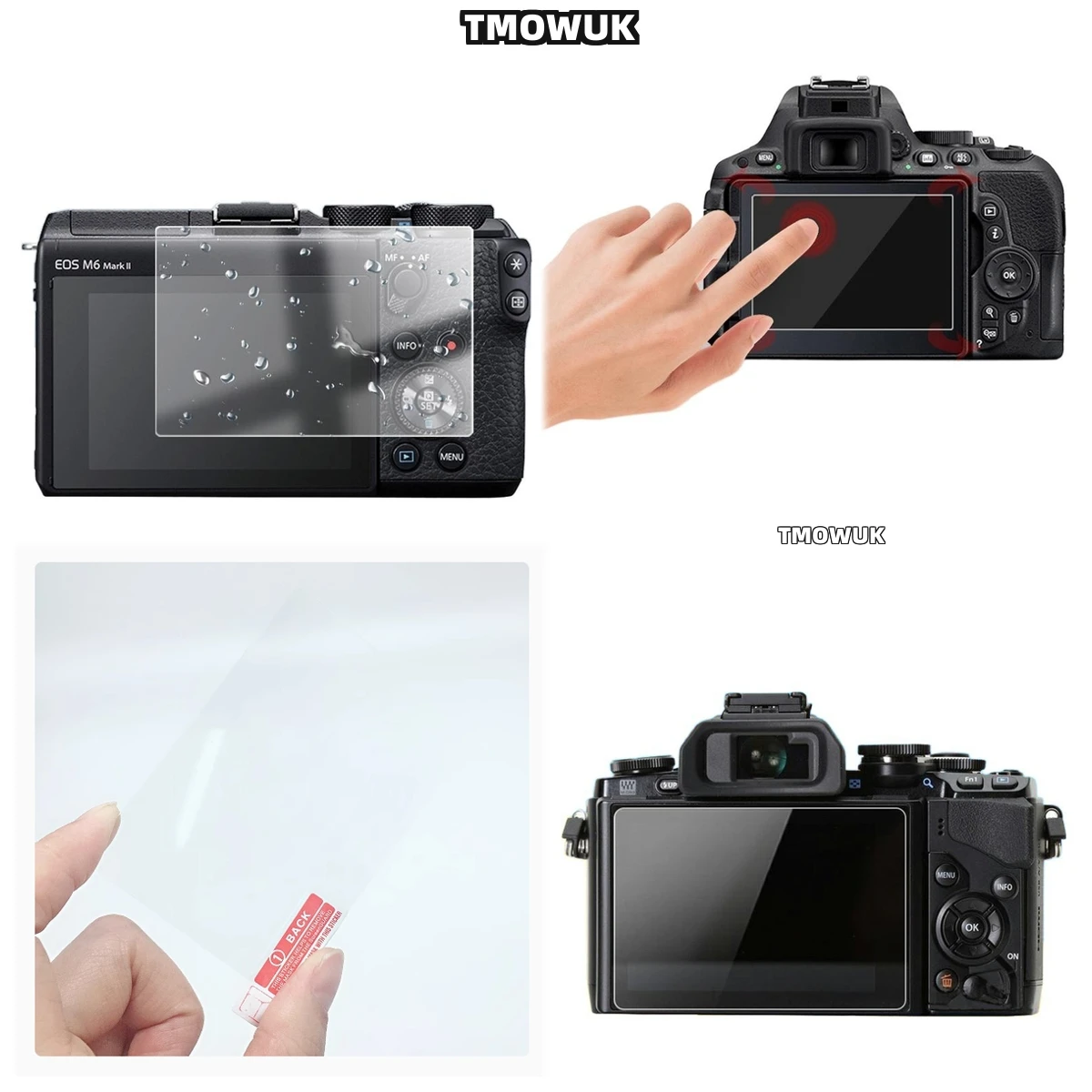 For Canon EOSRP M6II M6 M50 M100 Anti-Scratch HD Clear Tempered Glass Screen Protector 9H Hardness LCD Film
For Canon EOSRP M6II M6 M50 M100 Anti-Scratch HD Clear Tempered Glass Screen Protector 9H Hardness LCD Film