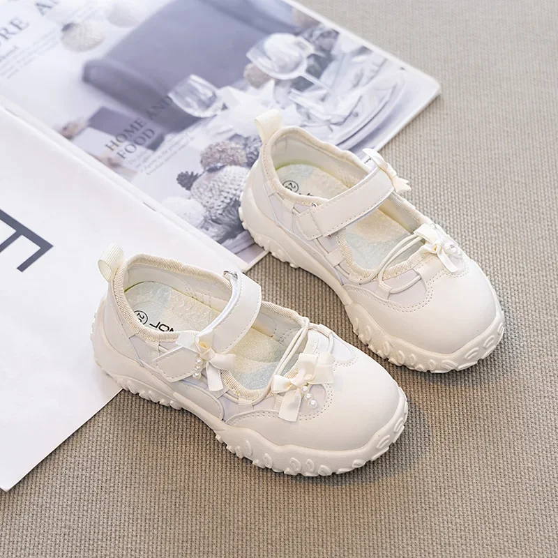 Kids Princess Shoes Korean Style Girls Sports Sandals Ribbon Bow Sweet 2025 New Children Sneakers Non-slip Soft Sole Ins Trendy
Kids Princess Shoes Korean Style Girls Sports Sandals Ribbon Bow Sweet 2025 New Children Sneakers Non-slip Soft Sole Ins Trendy