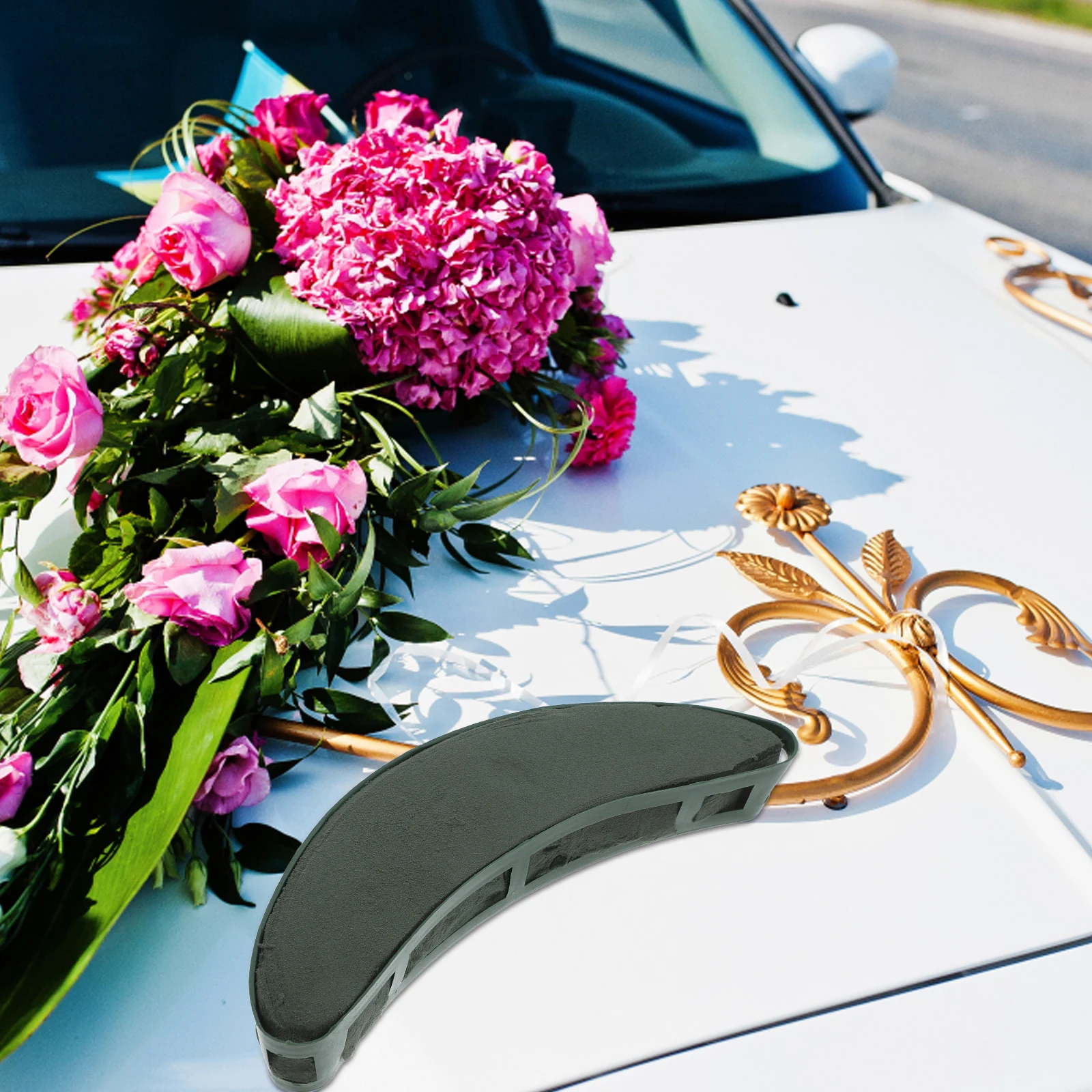 Car Front Decor Green Plastic Floral Arrangement Supplies for Fresh Artificial Flowers Wedding Decoration Suction Cup Foam Block
Car Front Decor Green Plastic Floral Arrangement Supplies for Fresh Artificial Flowers Wedding Decoration Suction Cup Foam Block