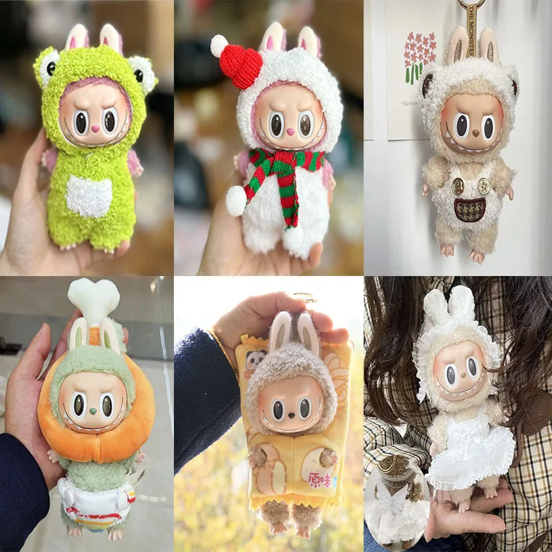 17cm Labubu Pendant Kawaii Plush Doll Decorative Clothes Fashion Dress Headwear Accessories Kids Play House Toys Birthday Gifts
17cm Labubu Pendant Kawaii Plush Doll Decorative Clothes Fashion Dress Headwear Accessories Kids Play House Toys Birthday Gifts