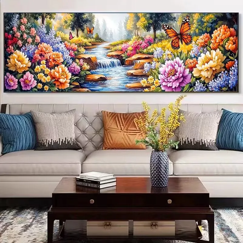 11CT DIY Stream scenery butterfly Painting Cross Stitch Kits Embroidery Cross-stitch Needlework Craft Printed Fabric Home Decor
11CT DIY Stream scenery butterfly Painting Cross Stitch Kits Embroidery Cross-stitch Needlework Craft Printed Fabric Home Decor
