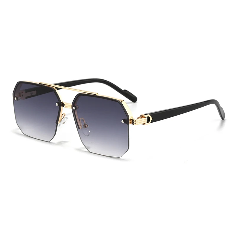 Oversize Retro Double Bridges Polygon Square Metal Men Sunglasses Fashion Gradient Shades UV400 Trending Women Sun Glasses
Oversize Retro Double Bridges Polygon Square Metal Men Sunglasses Fashion Gradient Shades UV400 Trending Women Sun Glasses