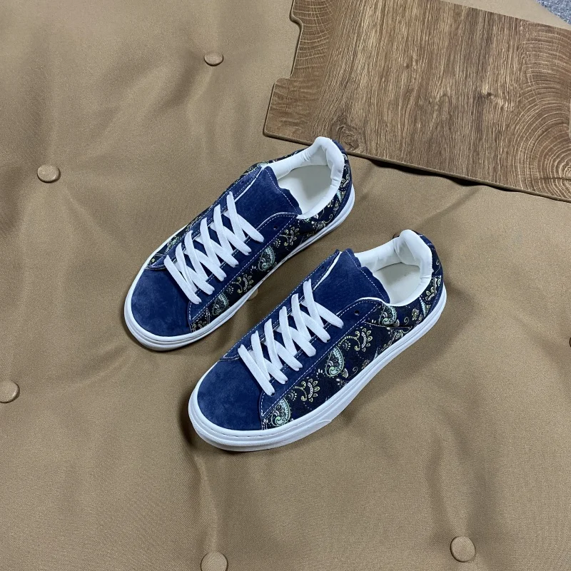 Men's Summer Shoes, Navy Blue Printed Large Size Fashion Casual Shoes, Breathable Casual Trendy Shoes, Versatile Sneakers for Work, Men's Sneakers
Men's Summer Shoes, Navy Blue Printed Large Size Fashion Casual Shoes, Breathable Casual Trendy Shoes, Versatile Sneakers for Work, Men's Sneakers