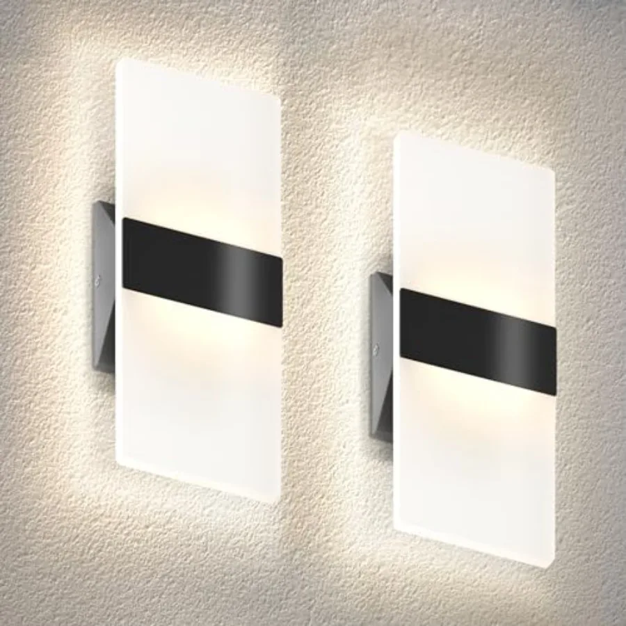 Indoor LED Wall Sconce W 2700K5000K Dimmable Black Wall Sconce Lights for Living Room, Bedroom, Bathroom, Hallway Modern Wall S
Indoor LED Wall Sconce W 2700K5000K Dimmable Black Wall Sconce Lights for Living Room, Bedroom, Bathroom, Hallway Modern Wall S