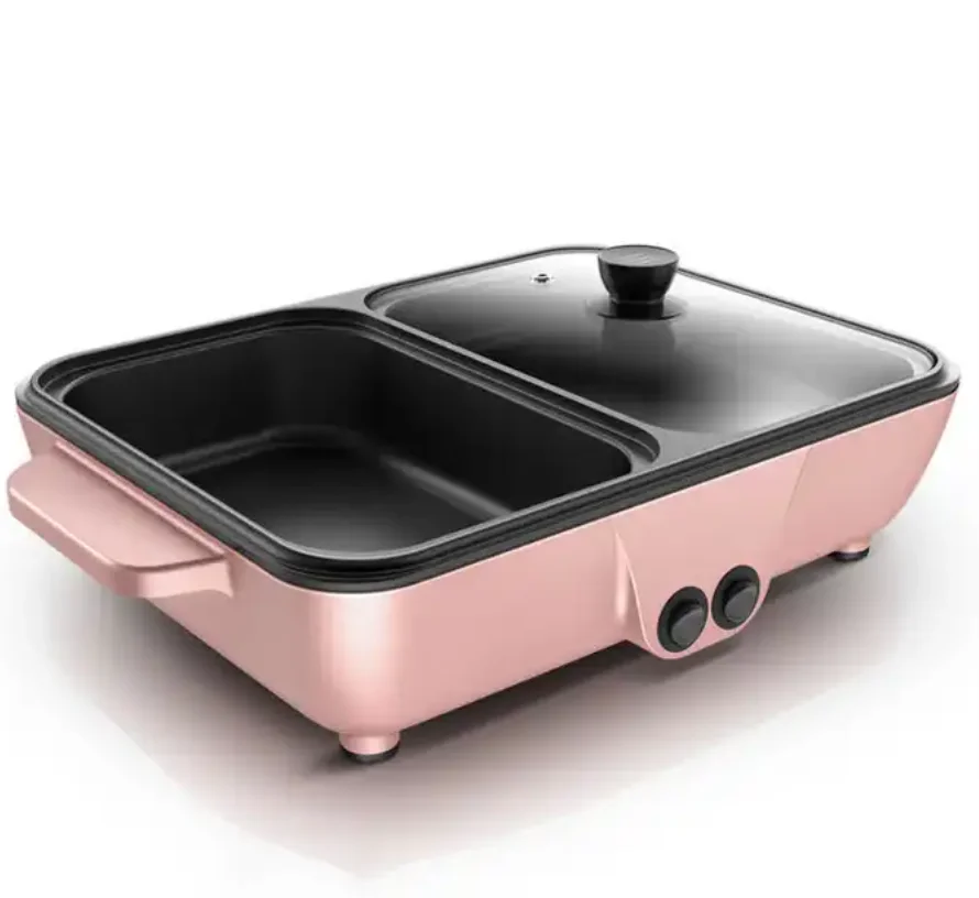 Hot Selling Portablb 220V Electric Cooker Rinse Roast Dual-use Hot Pot Electric Caldron for Dormitory and Family Use
Hot Selling Portablb 220V Electric Cooker Rinse Roast Dual-use Hot Pot Electric Caldron for Dormitory and Family Use