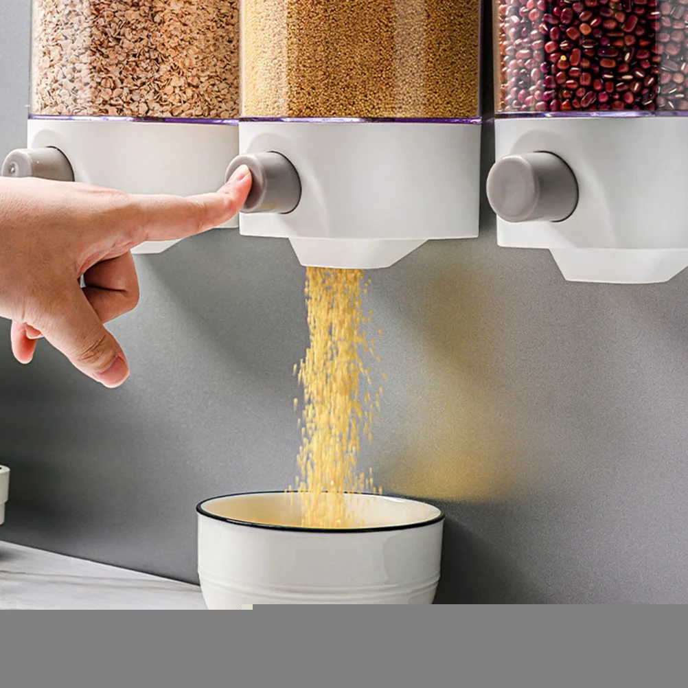 Wall Mounted Jar Storage Container ABS Coarse Cereal Seal Transparent Easy Installation Laundry Organizer
Wall Mounted Jar Storage Container ABS Coarse Cereal Seal Transparent Easy Installation Laundry Organizer