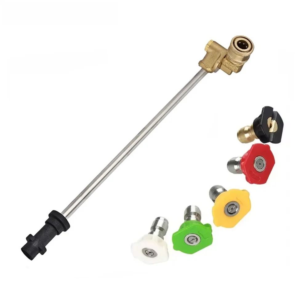 High-Pressure Wash Extension Wand For Karcher K2/K3 Pivoting Coupler & Nozzles Car Wash Water Sprayer Car Cleaning Tools
High-Pressure Wash Extension Wand For Karcher K2/K3 Pivoting Coupler & Nozzles Car Wash Water Sprayer Car Cleaning Tools