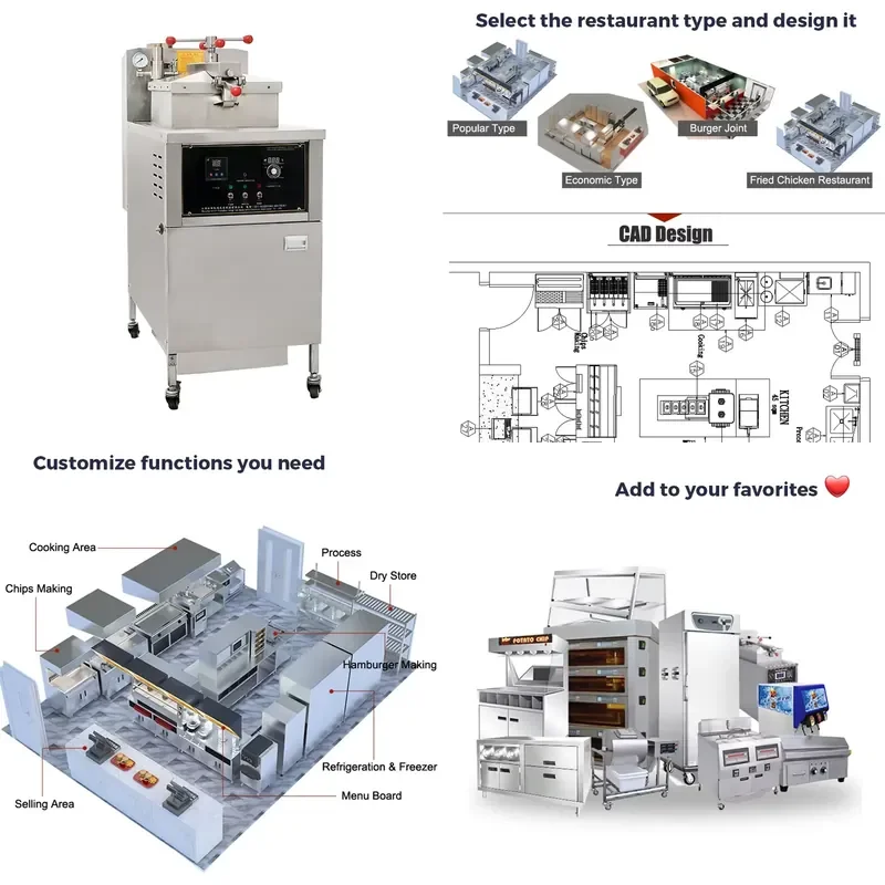 2026 Commercial Broaster Chicken Fryer Machine Industrial Fried Chicken Restaurant Pressure Fryer Machine 125L
2026 Commercial Broaster Chicken Fryer Machine Industrial Fried Chicken Restaurant Pressure Fryer Machine 125L