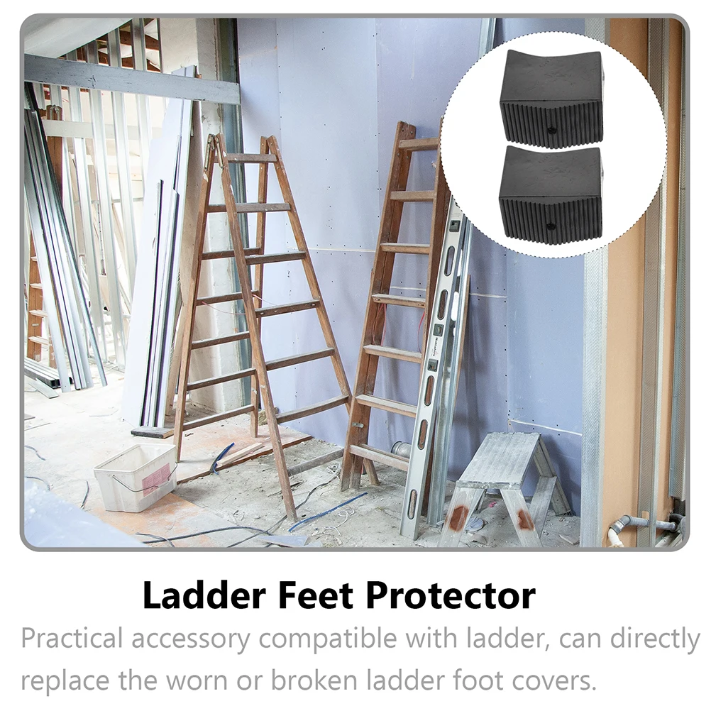 2Pcs Ladder Feet Cover Protector Rubber Material Wear Resistant Increase Contact Area Safe Sturdy Ladder Leg Covers
2Pcs Ladder Feet Cover Protector Rubber Material Wear Resistant Increase Contact Area Safe Sturdy Ladder Leg Covers