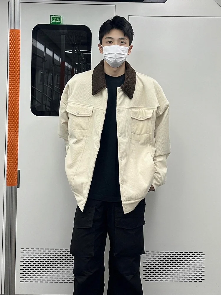American Retro Detroit Workwear Jacket Men's Spring Autumn Trendy High-End Feel Patchwork Stand Collar Denim Coat
American Retro Detroit Workwear Jacket Men's Spring Autumn Trendy High-End Feel Patchwork Stand Collar Denim Coat