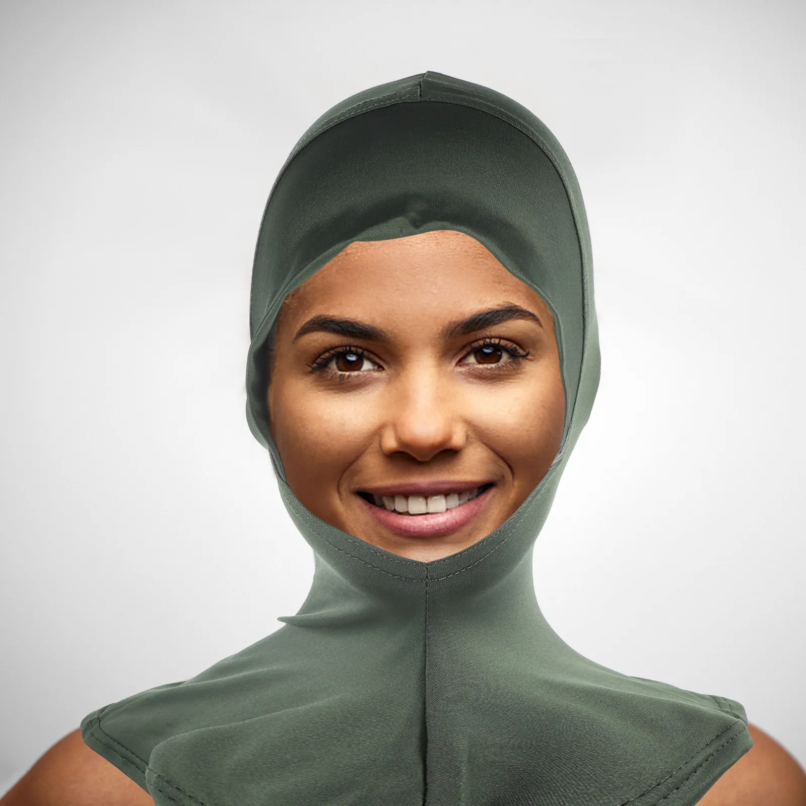 Женский мусульманский хиджаб, полностью закрывающий голову, внутренняя шапочка, регулируемая, легкая, бесшовная, эластичная, шейный платок-боннет, 35x24 см, зеленый, исламский
Женский мусульманский хиджаб, полностью закрывающий голову, внутренняя шапочка, регулируемая, легкая, бесшовная, эластичная, шейный платок-боннет, 35x24 см, зеленый, исламский