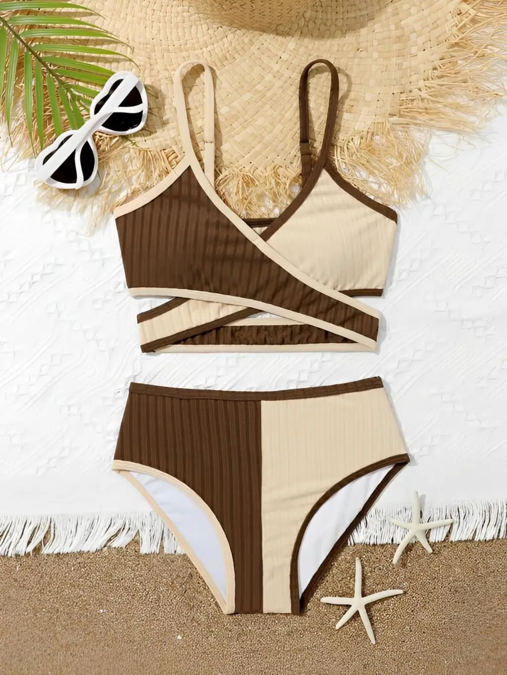 Wrap Cross Bikini 2026 Girls Swimsuit High Waist Kids Swimwear Female Children Bathers Bathing Swimming Swim Suit Beachwear
Wrap Cross Bikini 2026 Girls Swimsuit High Waist Kids Swimwear Female Children Bathers Bathing Swimming Swim Suit Beachwear