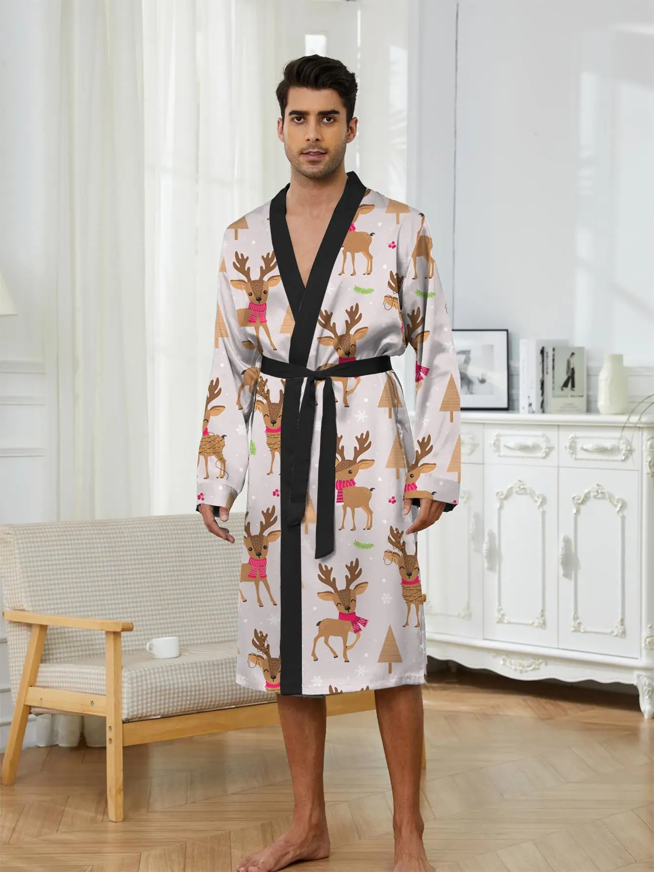 1pcs Men's Robes 2026 Spring/Summer Funny pajamas Breathable Graphic bath robe Sleepwear Bathrobe man Men's bathrobe 3D Printed
1pcs Men's Robes 2026 Spring/Summer Funny pajamas Breathable Graphic bath robe Sleepwear Bathrobe man Men's bathrobe 3D Printed