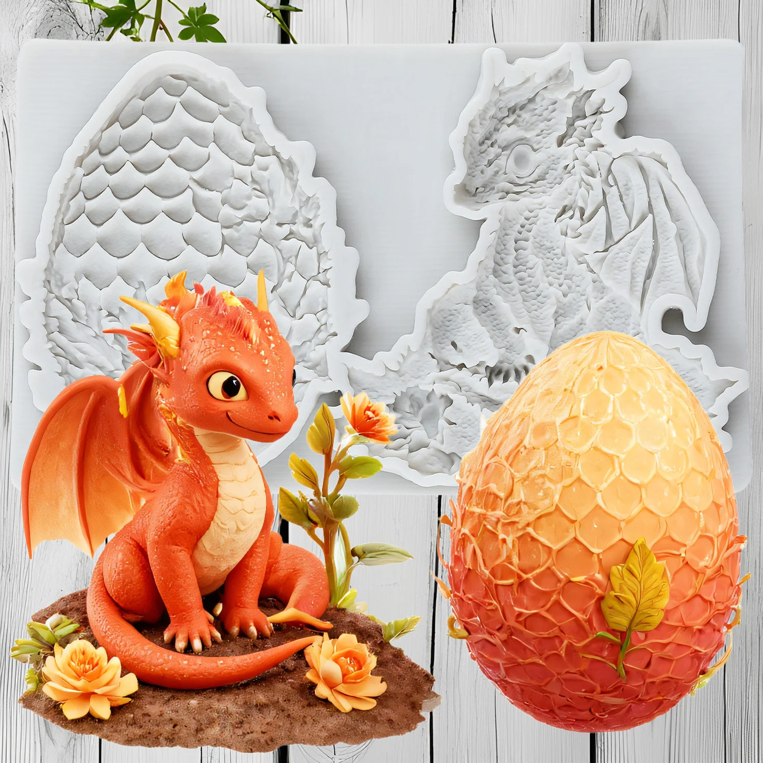 Dragon Silicone Molds Dragon Egg Fondant Cake Decorating Tools Cupcake Topper Chocolate Candy Craft Gum Paste Polymer Clay
Dragon Silicone Molds Dragon Egg Fondant Cake Decorating Tools Cupcake Topper Chocolate Candy Craft Gum Paste Polymer Clay