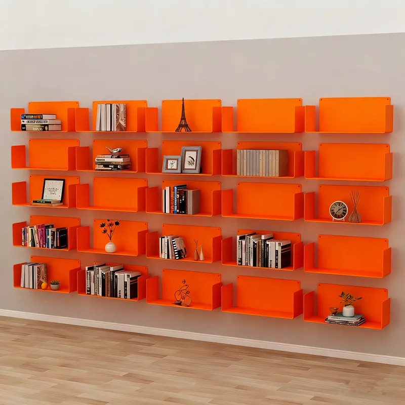 Nordic wrought iron wall shelving partitions, living room TV walls, entrance bedrooms, hanging wall shelves, decorative bookshel
Nordic wrought iron wall shelving partitions, living room TV walls, entrance bedrooms, hanging wall shelves, decorative bookshel