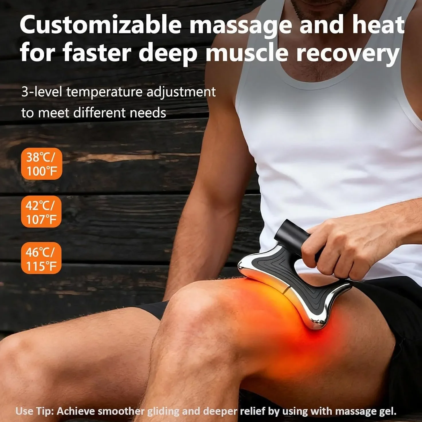 Electric Vibration Fascia Knife Massager Muscle Scraper Deep Tissue Muscle Relax Body Lifting Shaping Massage Tool
Electric Vibration Fascia Knife Massager Muscle Scraper Deep Tissue Muscle Relax Body Lifting Shaping Massage Tool