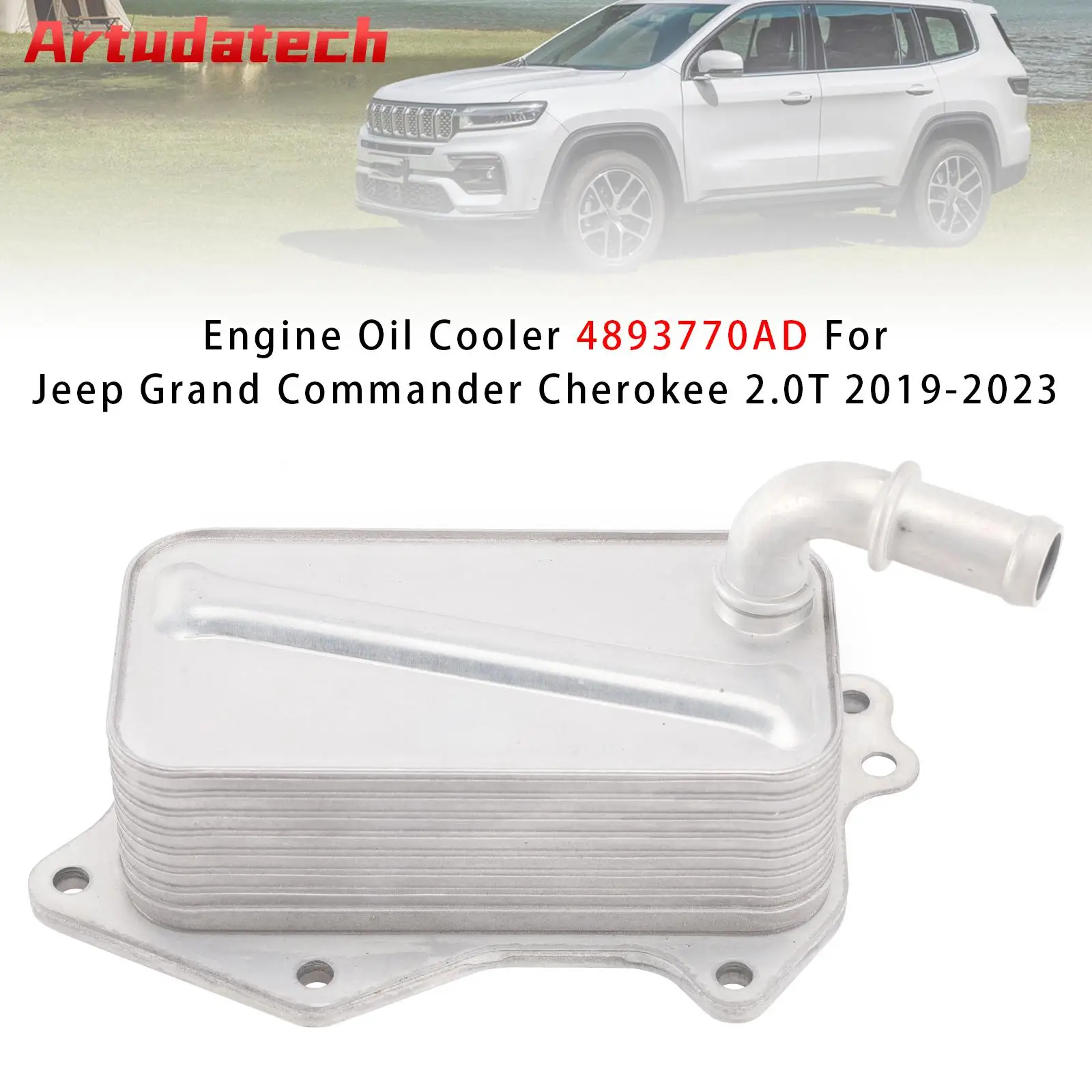 Масляный радиатор двигателя Artudatech 4893770AD для Jeep Grand Commander Cherokee 2.0T 2019-2023, автомобильные аксессуары
Масляный радиатор двигателя Artudatech 4893770AD для Jeep Grand Commander Cherokee 2.0T 2019-2023, автомобильные аксессуары