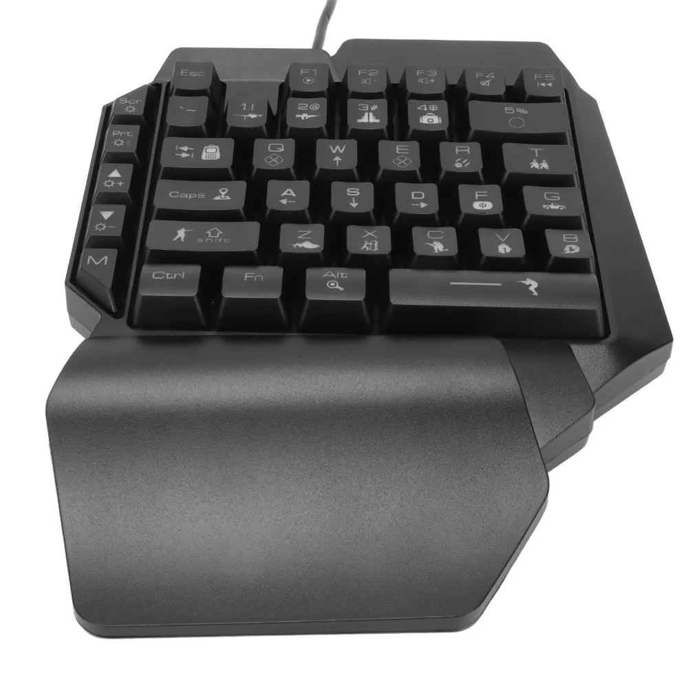 Plug and Play RGB Backlit One Handed Gaming Keyboard USB Wired 39 Keys Gaming Keypad Half Keyboard Professional Gaming
Plug and Play RGB Backlit One Handed Gaming Keyboard USB Wired 39 Keys Gaming Keypad Half Keyboard Professional Gaming
