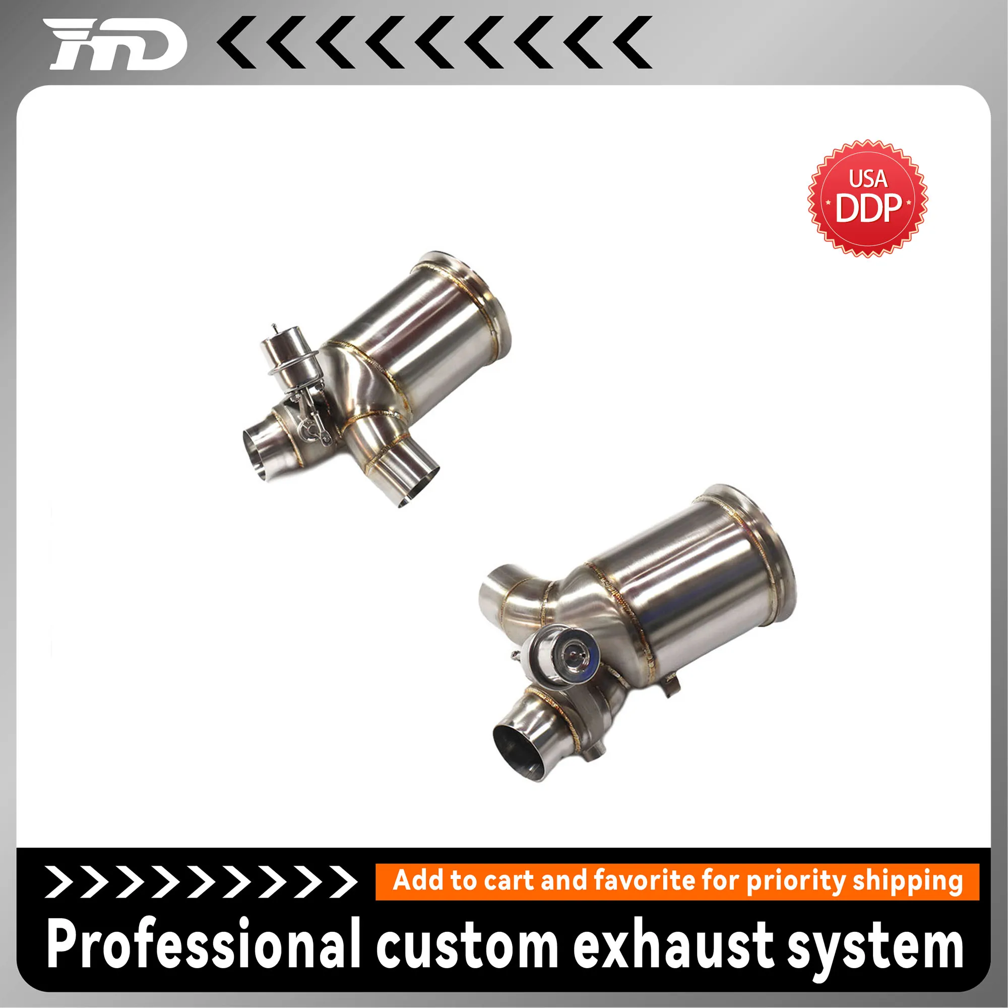 HMD exhaust system with valve high flow performance downpipe for Porsche 911 991.2 GT2 RS without heat shield racing pipe
HMD exhaust system with valve high flow performance downpipe for Porsche 911 991.2 GT2 RS without heat shield racing pipe