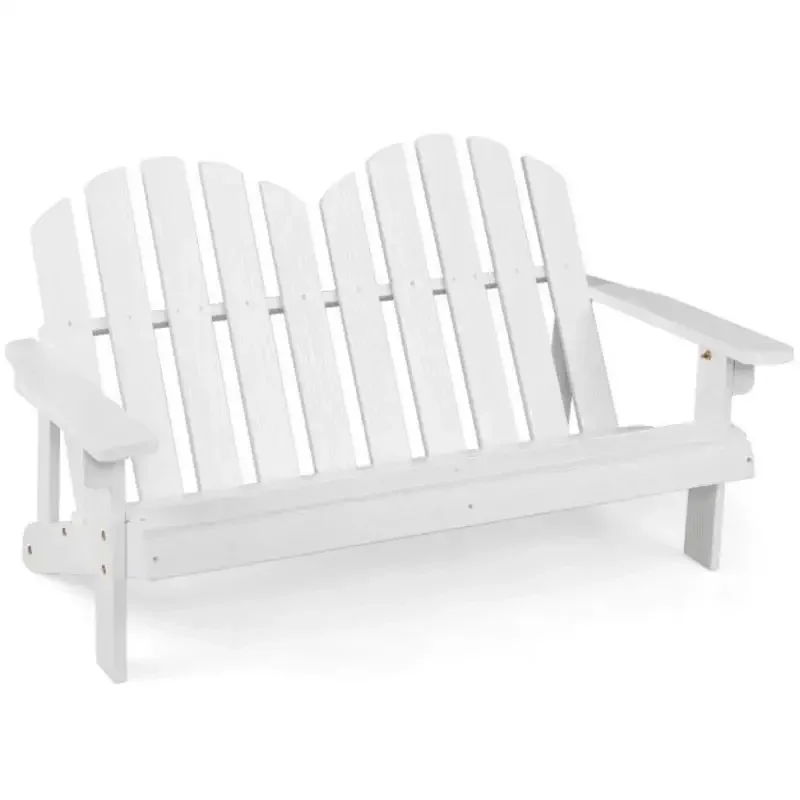 2 Person Adirondack Chair with High Backrest-White
2 Person Adirondack Chair with High Backrest-White