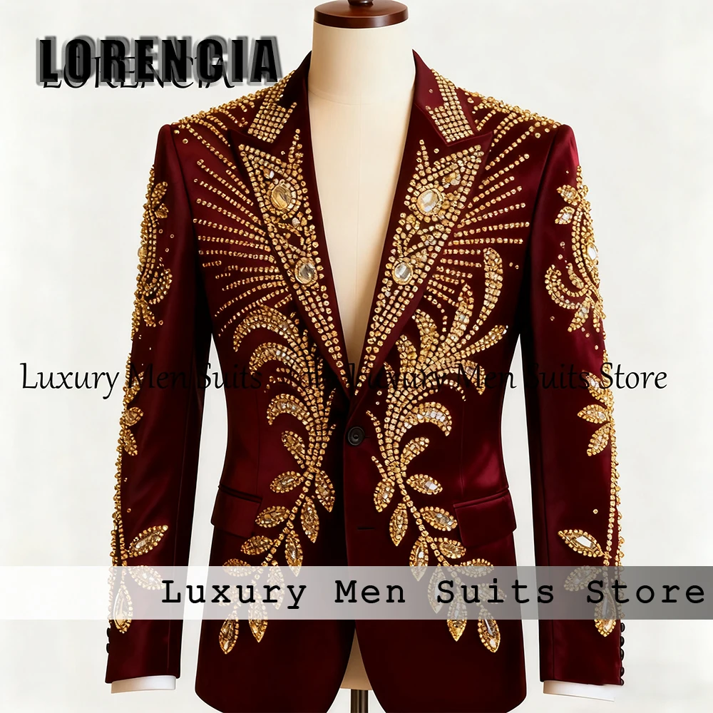 Блестящие костюмы с бриллиантами для мужчин, 2 шт., однобортные смокинги, наряд для вечеринки, наряд для вечеринки, 20225, блейзерные брюки по индивидуальному заказу, була 1)
Блестящие костюмы с бриллиантами для мужчин, 2 шт., однобортные смокинги, наряд для вечеринки, наряд для вечеринки, 20225, блейзерные брюки по индивидуальному заказу, була 1)