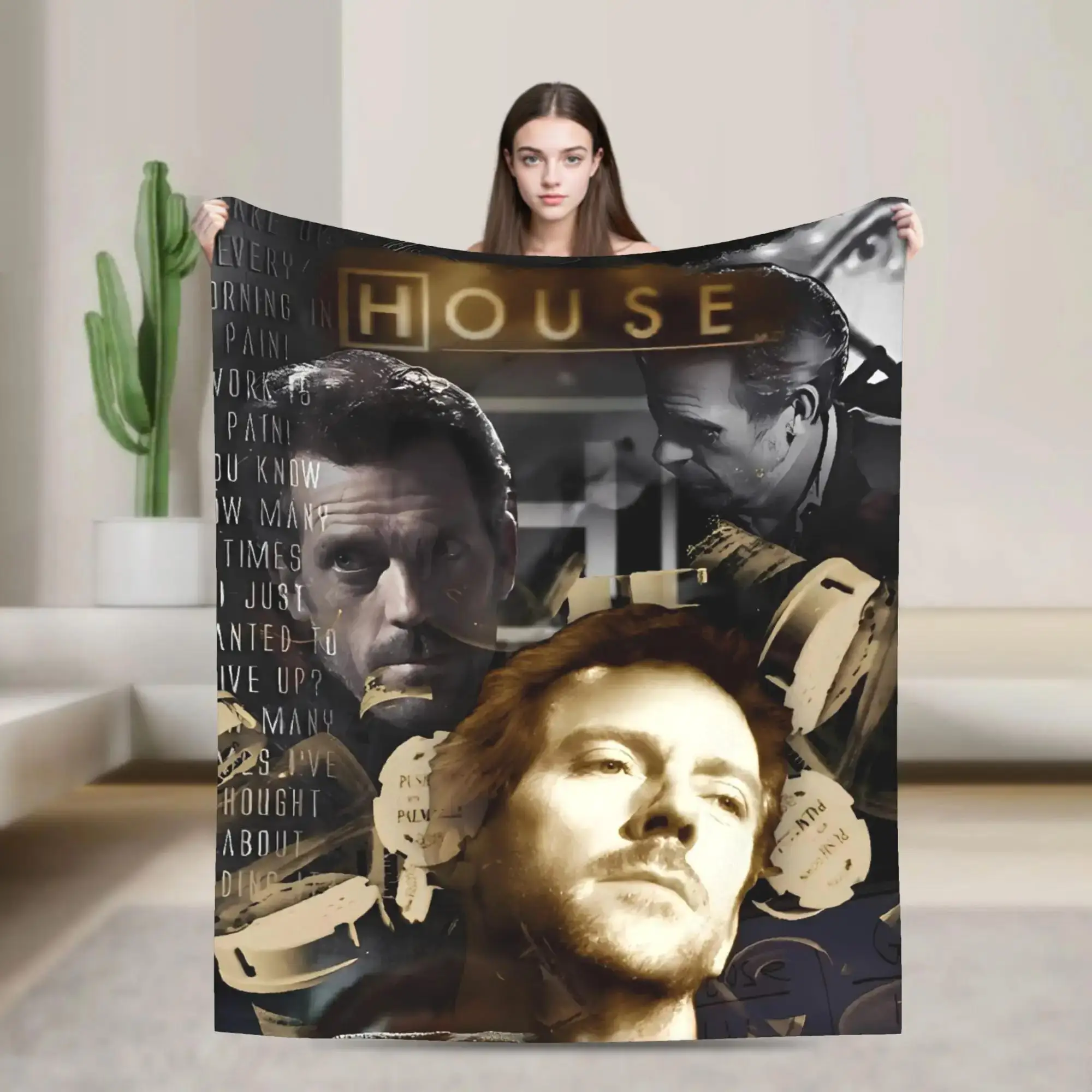 Dr Gregory House Soft Warm Blanket Plush Throw for Sofa Bed Picnic Outdoor Flannel Bedspread Cover
Dr Gregory House Soft Warm Blanket Plush Throw for Sofa Bed Picnic Outdoor Flannel Bedspread Cover