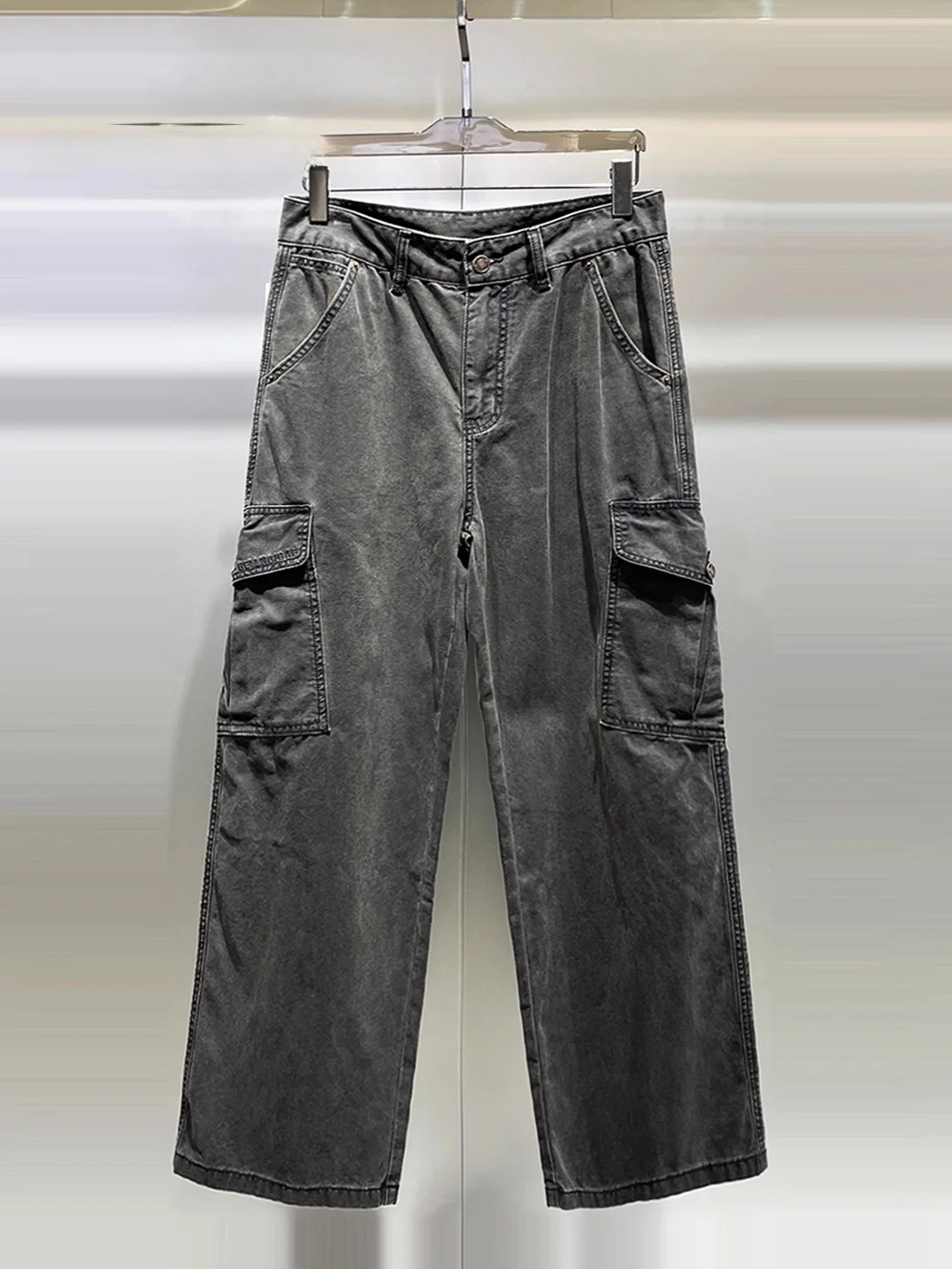 Модные рабочие джинсы прямого кроя с множеством карманов, мужские свободные повседневные брюки, осенне-зимние, модные, свободного кроя, из хлопка
Модные рабочие джинсы прямого кроя с множеством карманов, мужские свободные повседневные брюки, осенне-зимние, модные, свободного кроя, из хлопка