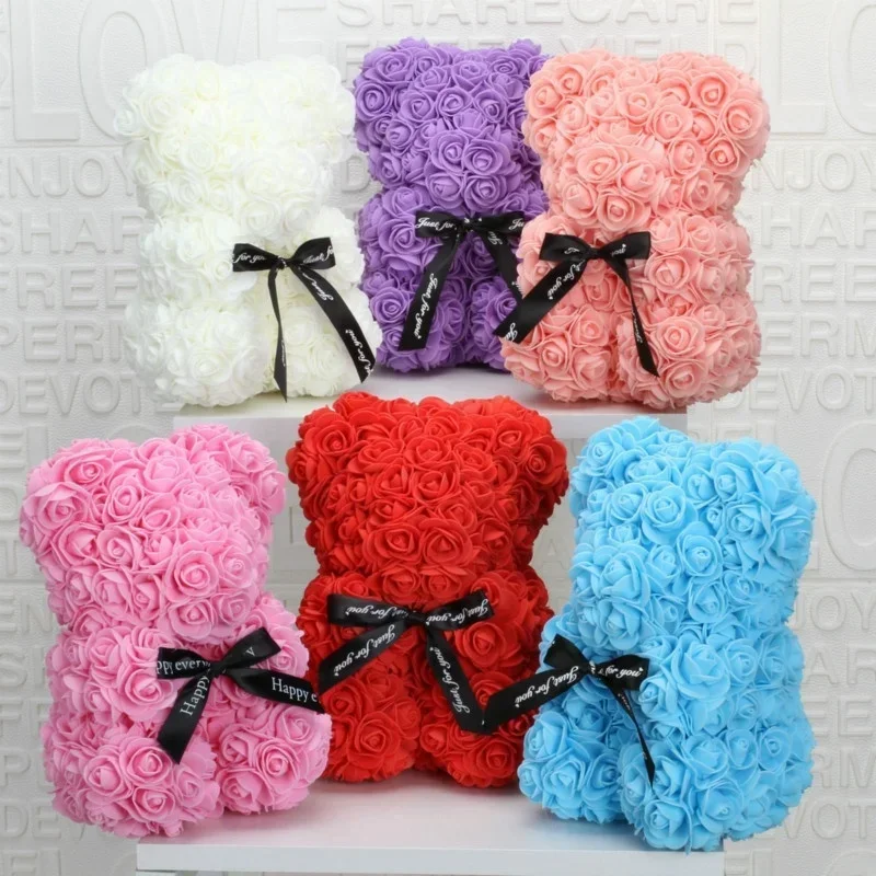Romantic Valentine's DayCreative Eternal Flower Rose Bear Christmas Gift Rose Bear Hug Bear Wedding Flower Decoration Gift
Romantic Valentine's DayCreative Eternal Flower Rose Bear Christmas Gift Rose Bear Hug Bear Wedding Flower Decoration Gift