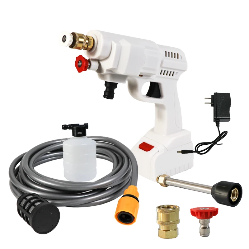 High Quality 24V Wireless Lithium Battery Car Washer Electric Handheld Pressure Cleaner Water Gun Car Washing Machine
High Quality 24V Wireless Lithium Battery Car Washer Electric Handheld Pressure Cleaner Water Gun Car Washing Machine