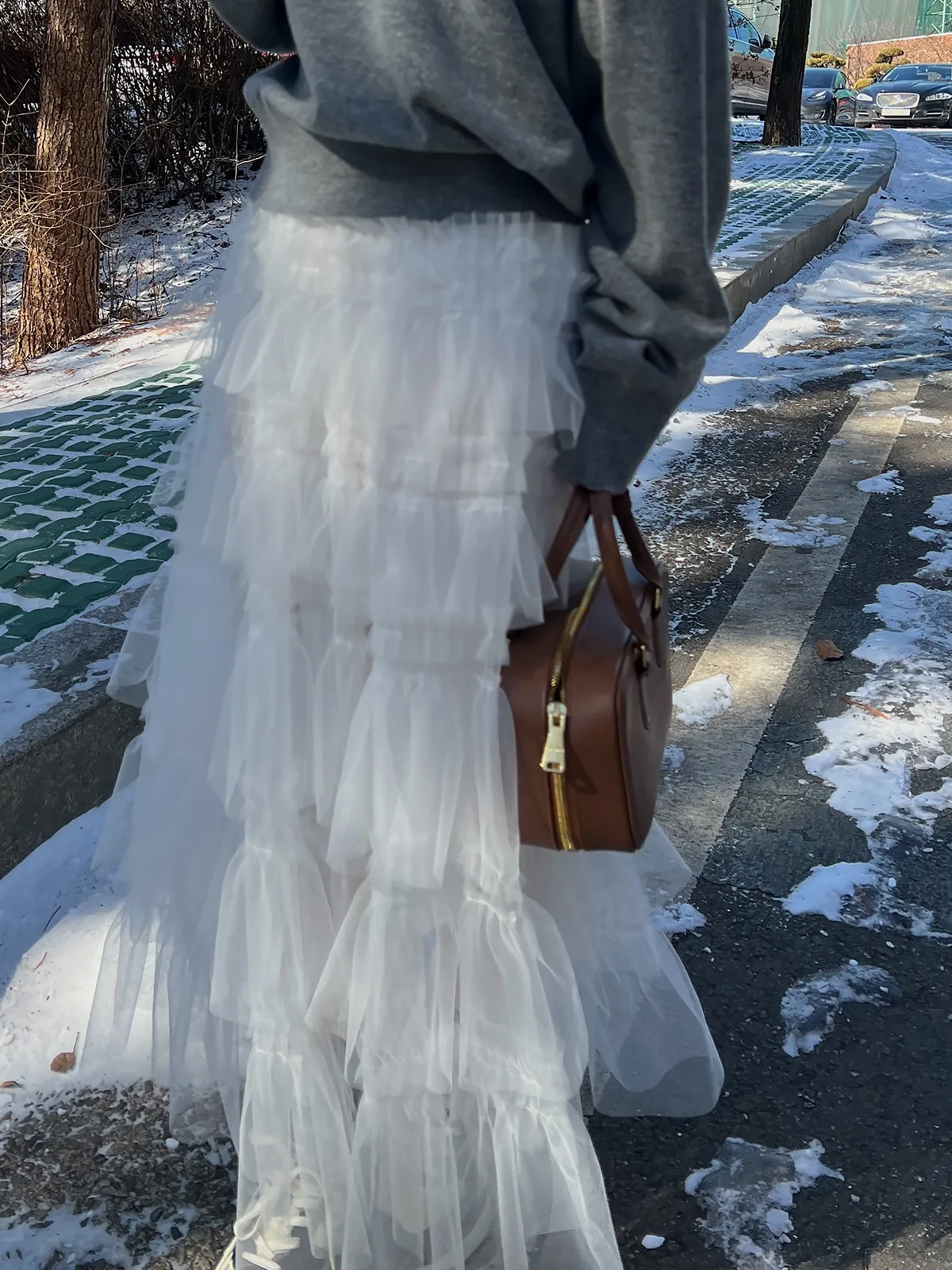 Chic Layered Me f Skirt Women's Loose Slimming Sweet Young Cake Long Skirt Trendy High Waist Midi Color Polyester
Chic Layered Me f Skirt Women's Loose Slimming Sweet Young Cake Long Skirt Trendy High Waist Midi Color Polyester