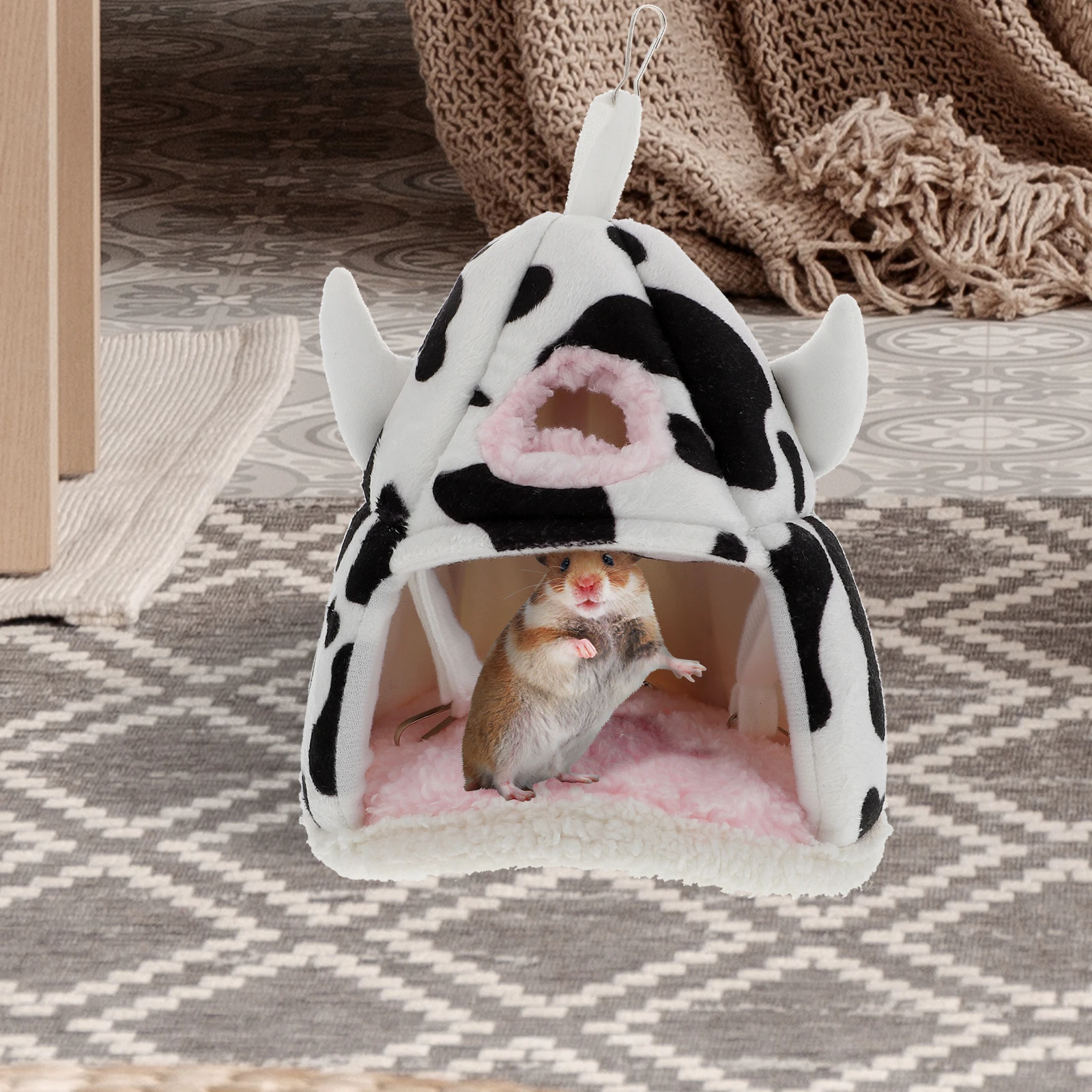 Hamster House Bed Cave Nest Hideout Warm Winter Pet Supplies Travel Accessories Comfortable Cotton Bright Soft Small Pets Play
Hamster House Bed Cave Nest Hideout Warm Winter Pet Supplies Travel Accessories Comfortable Cotton Bright Soft Small Pets Play