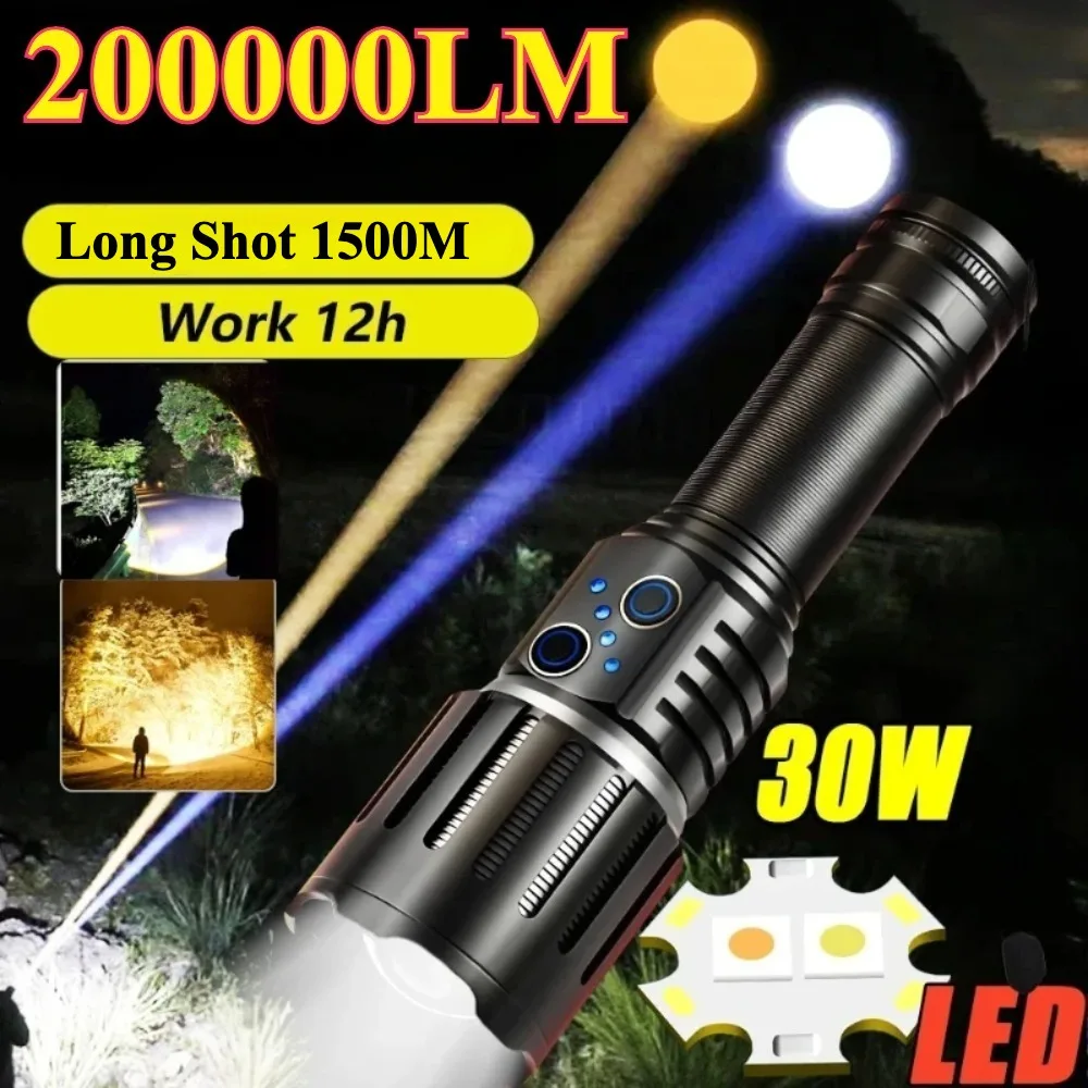 Мощный светодиодный фонарь с перезаряжаемой батареей, водонепроницаемый, с регулируемым фокусом, двойным лазером, ручной фонарь для экстренных работ, рыбалки и кемпинга
Мощный светодиодный фонарь с перезаряжаемой батареей, водонепроницаемый, с регулируемым фокусом, двойным лазером, ручной фонарь для экстренных работ, рыбалки и кемпинга