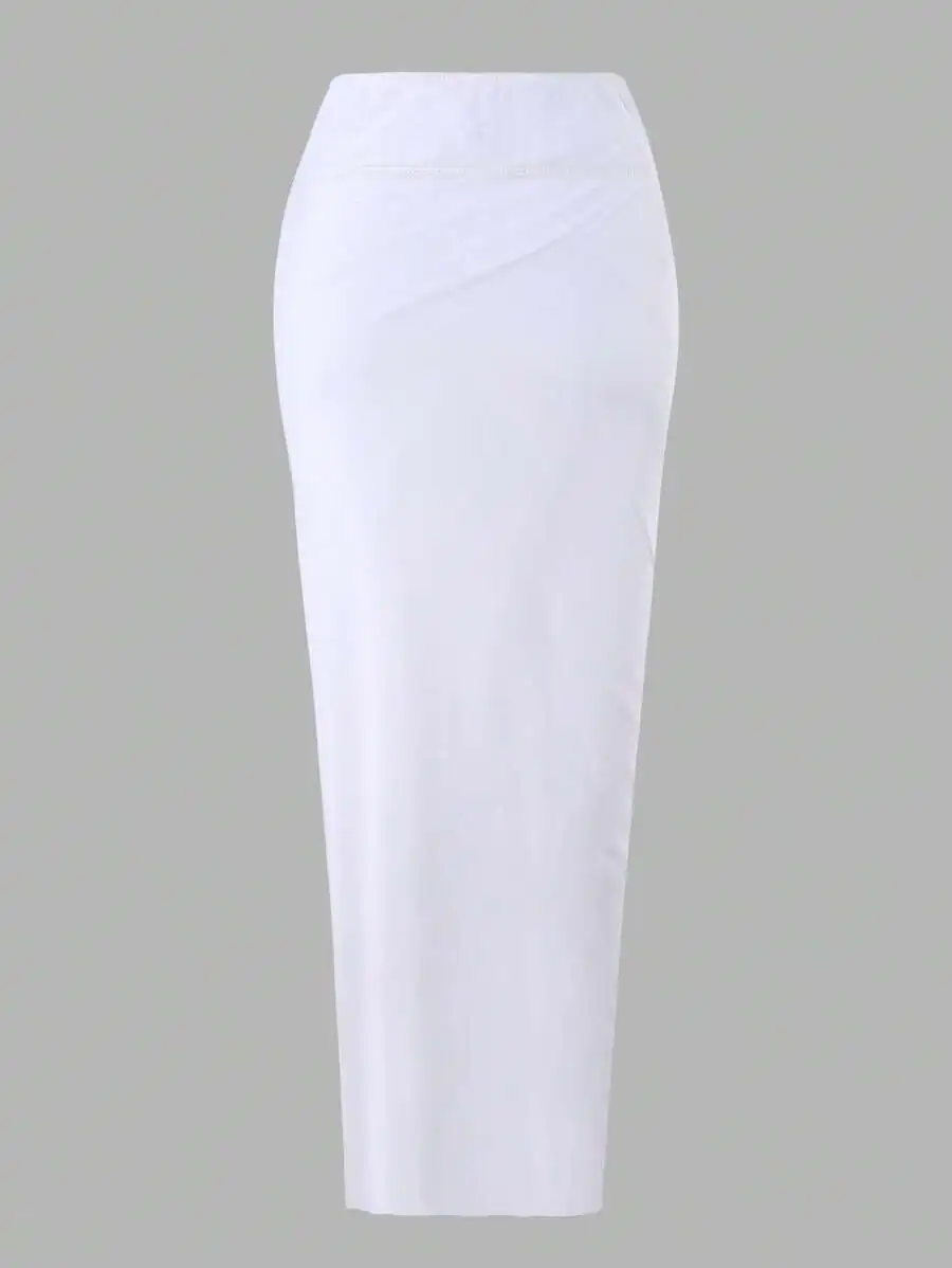 Women Solid Color Strapless Swimsuit With Mesh Maxi Skirt Beach Resort Summer Casual Set
Women Solid Color Strapless Swimsuit With Mesh Maxi Skirt Beach Resort Summer Casual Set
