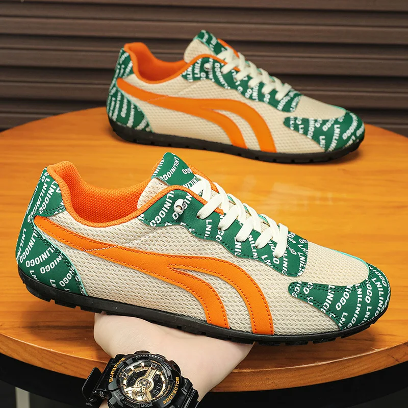 Низкие сетчатые кроссовки, осень 2024, мужская повседневная дышащая спортивная обувь, модная обувь для ленивого один шаг
Низкие сетчатые кроссовки, осень 2024, мужская повседневная дышащая спортивная обувь, модная обувь для ленивого один шаг