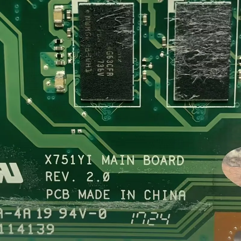 X751YI REV.2.0 With AMD A6-7310 CPU RAM 4GB Mainboard 216-0867072 For Asus Laptop Motherboard 100% Fully Tested Working Well
X751YI REV.2.0 With AMD A6-7310 CPU RAM 4GB Mainboard 216-0867072 For Asus Laptop Motherboard 100% Fully Tested Working Well