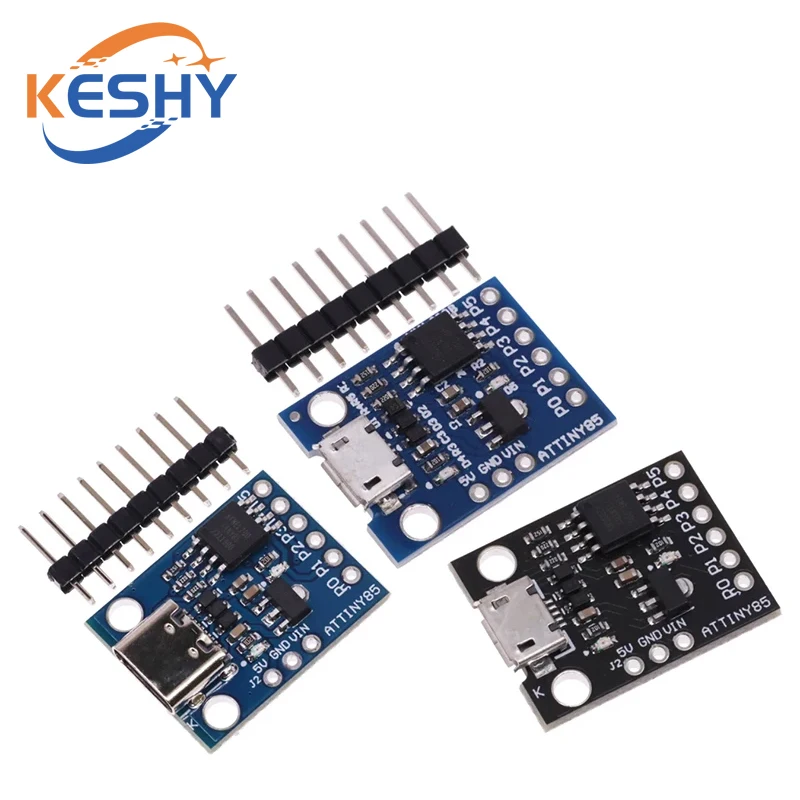 ATTINY Blue Black TINY85 Digispark Kickstarter Micro TYPE-C Development Board ATTINY85 module for Arduino IIC I2C USB ATTINY45
ATTINY Blue Black TINY85 Digispark Kickstarter Micro TYPE-C Development Board ATTINY85 module for Arduino IIC I2C USB ATTINY45