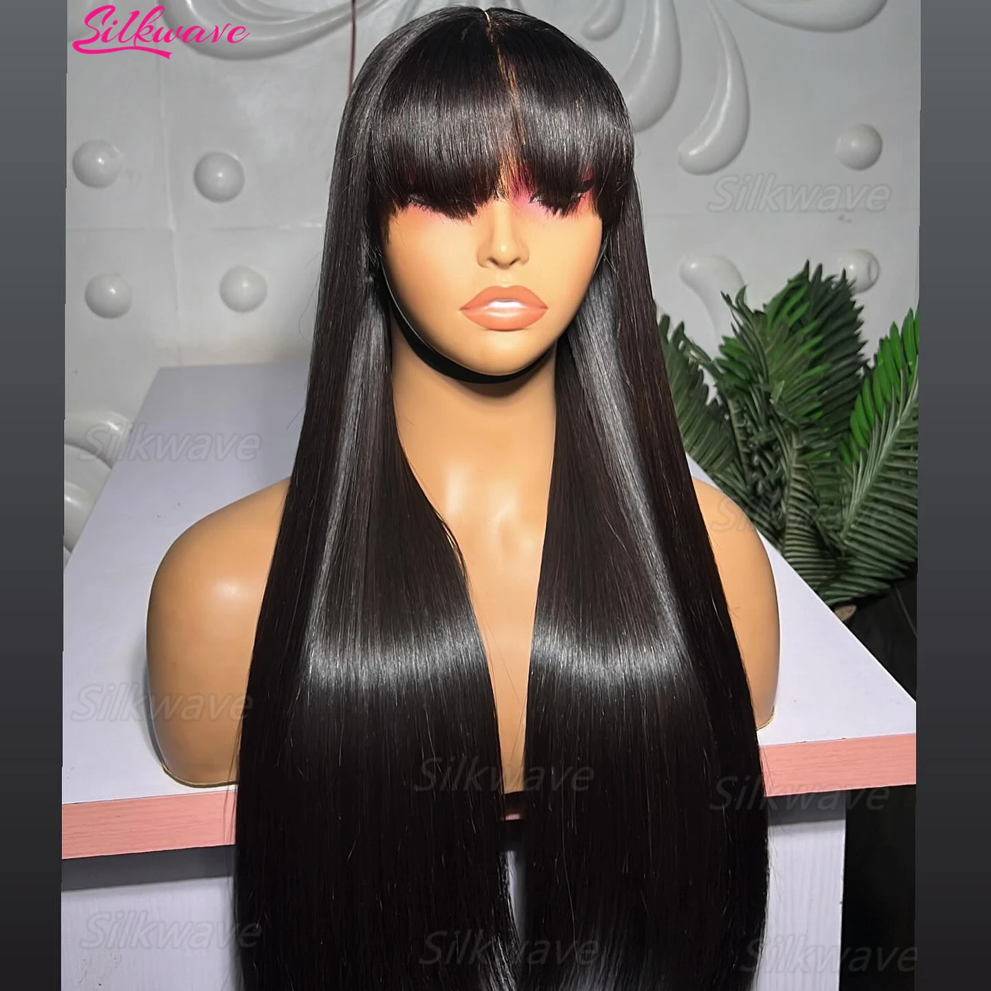 Silkwave Bone Straight Human Hair With Bangs 3x1 Lace Middle Part Wigs For Black Women Brazilian 30 32 Inch Cheap Glueless Wig
Silkwave Bone Straight Human Hair With Bangs 3x1 Lace Middle Part Wigs For Black Women Brazilian 30 32 Inch Cheap Glueless Wig