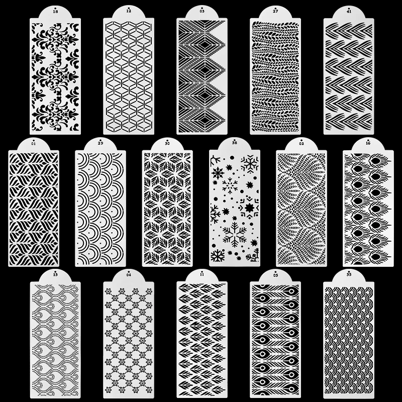 1pcs DIY Cake Edge Decoration Template Fondant Cake Coffee Dessert Baking Plastic Printing Tool Birthday Wedding Party Supplies
1pcs DIY Cake Edge Decoration Template Fondant Cake Coffee Dessert Baking Plastic Printing Tool Birthday Wedding Party Supplies