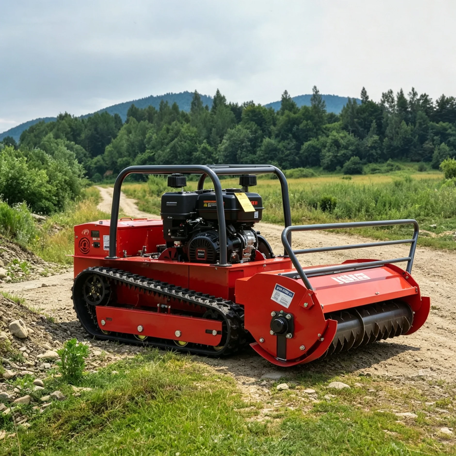 Customized Tracked Adjustable Cutting Height Mowing Gear Zero Turn Remote Control For Narrow Orchard Row Trimming
Customized Tracked Adjustable Cutting Height Mowing Gear Zero Turn Remote Control For Narrow Orchard Row Trimming