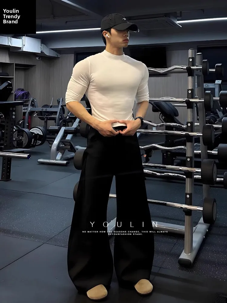 Bla Fitn Sports Pants Men's Spring Autumn American Deconstructed Bla Knife Pants Cleanfit Casual Wide Leg Pants
Bla Fitn Sports Pants Men's Spring Autumn American Deconstructed Bla Knife Pants Cleanfit Casual Wide Leg Pants