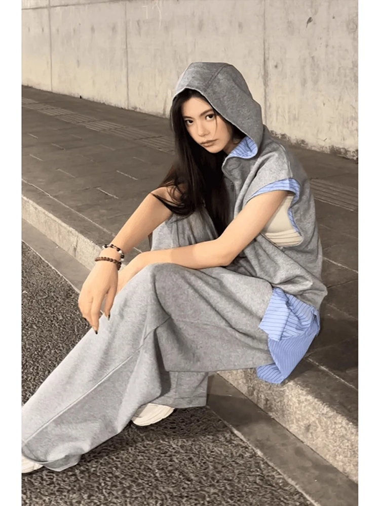 Design Hat Sweatirt Casual Loose Couple Two-Piece Set Autumn Faion Ensemble for Teenagers ort Sve T-irt
Design Hat Sweatirt Casual Loose Couple Two-Piece Set Autumn Faion Ensemble for Teenagers ort Sve T-irt