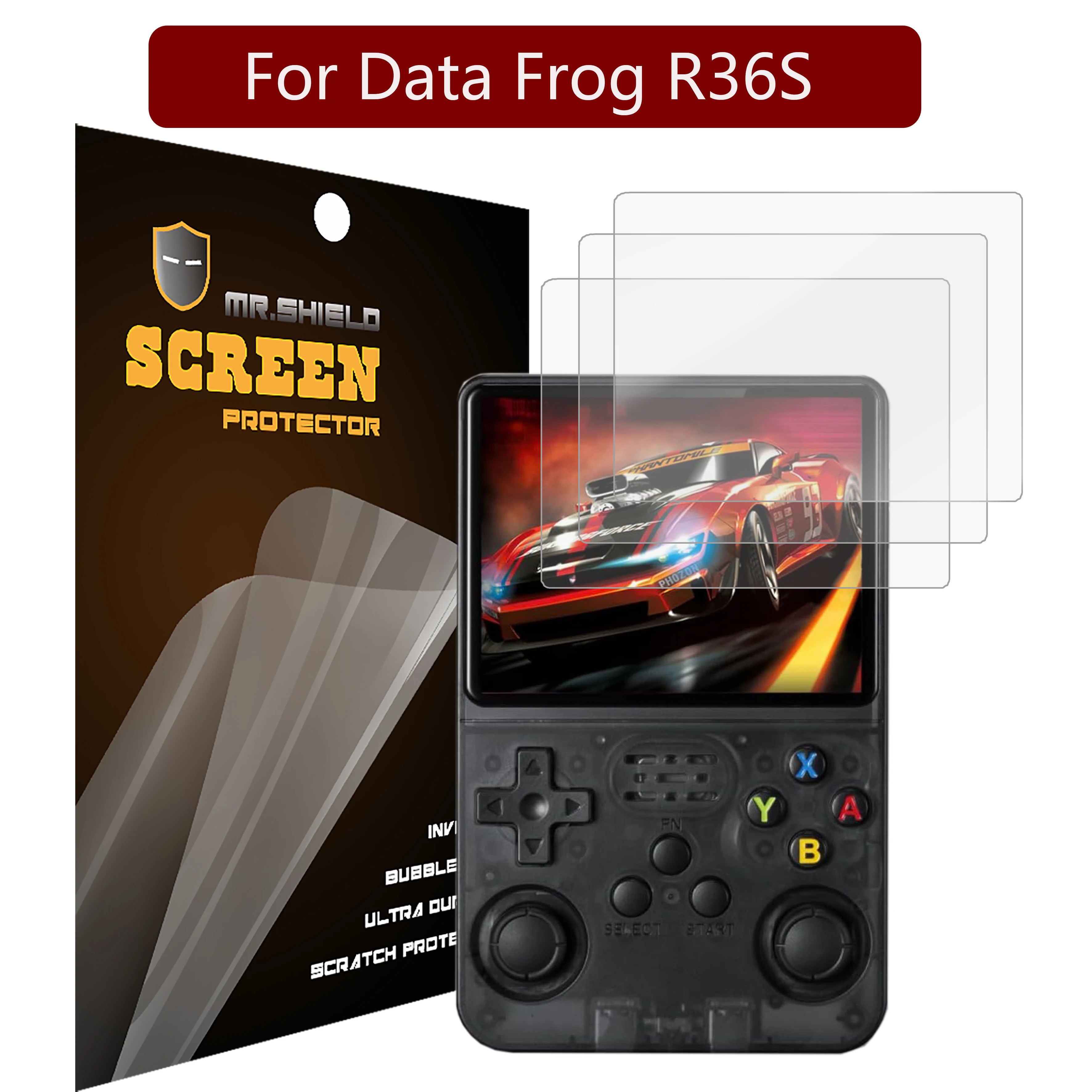 Защитная пленка Mr.Shield для экрана, 3 упаковки, совместима с Data Frog R36S, с антибликовым покрытием (матовая) (ПЭТ-материал)
Защитная пленка Mr.Shield для экрана, 3 упаковки, совместима с Data Frog R36S, с антибликовым покрытием (матовая) (ПЭТ-материал)
