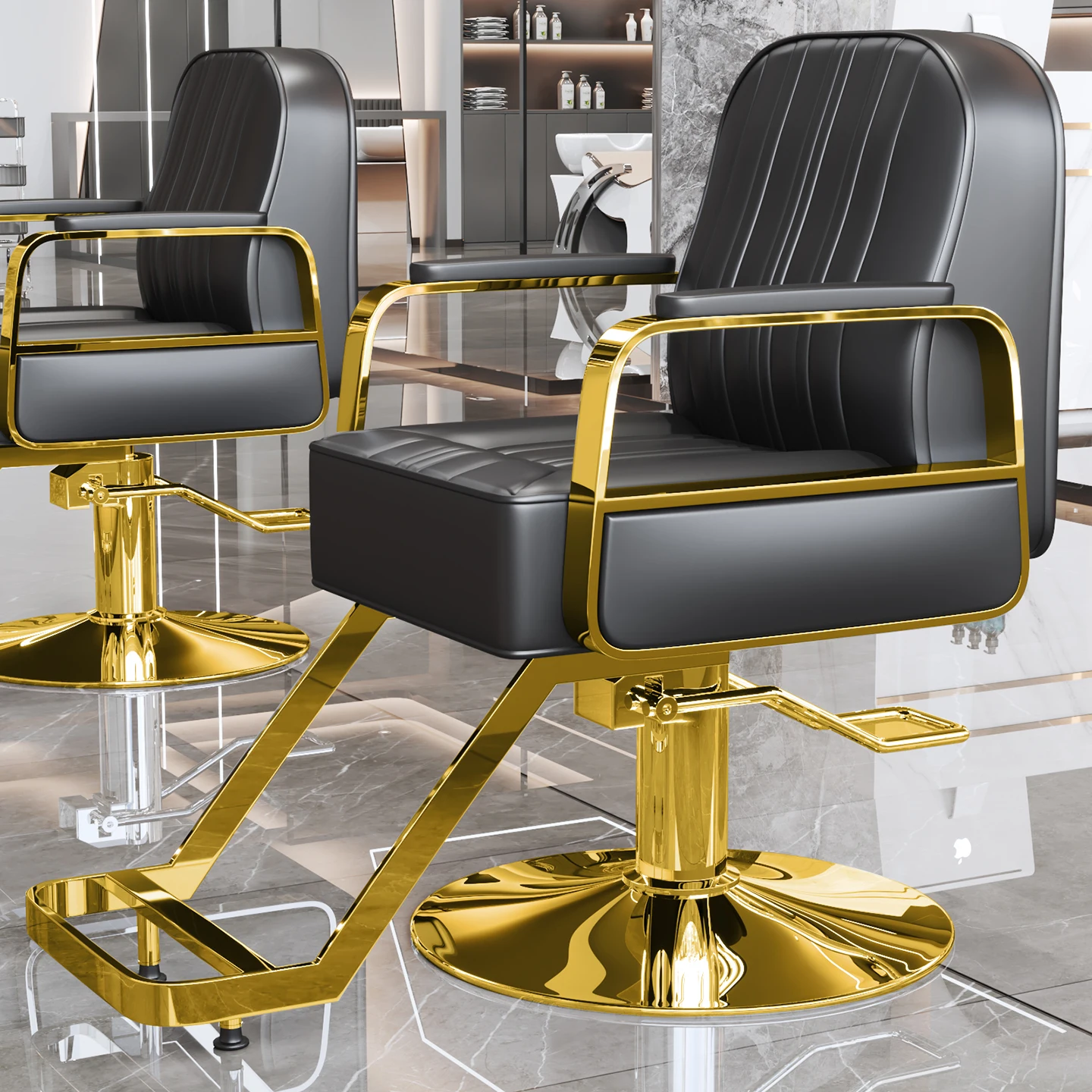 #Adjustable Salon Chair for Hair Salons, Haircutting and Shaving Recliner, Rotating Stainless Steel Hair Salon Chair f
#Adjustable Salon Chair for Hair Salons, Haircutting and Shaving Recliner, Rotating Stainless Steel Hair Salon Chair f