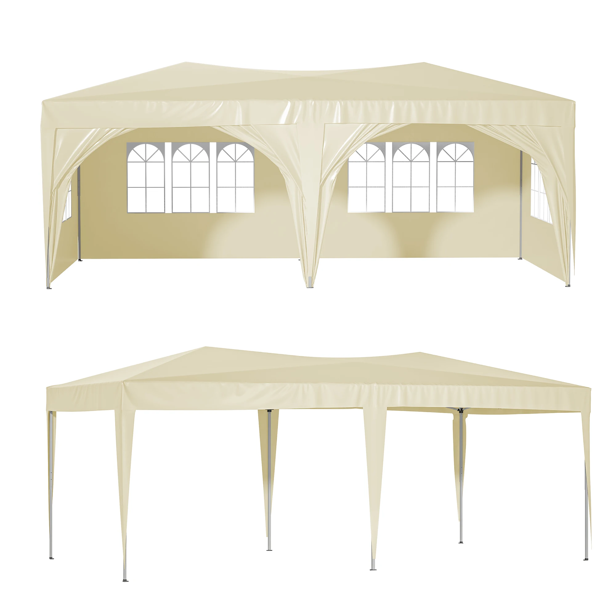 Pop Up Canopy Tent with 6 Sidewalls Ez Pop Up Outdoor Canopy for Parties Waterproof Commercial Tent with 3 Adjustable Heights
Pop Up Canopy Tent with 6 Sidewalls Ez Pop Up Outdoor Canopy for Parties Waterproof Commercial Tent with 3 Adjustable Heights
