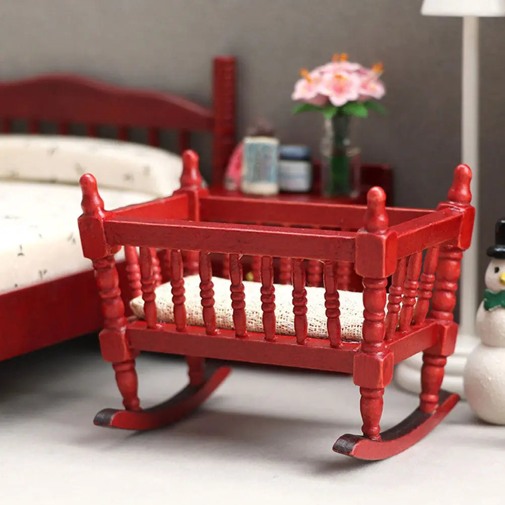 Wooden Miniature Cradle Decorative Mini Furniture Adorable Mini Cradle Kids Home Decoration Accessory Kids Accessory
Wooden Miniature Cradle Decorative Mini Furniture Adorable Mini Cradle Kids Home Decoration Accessory Kids Accessory