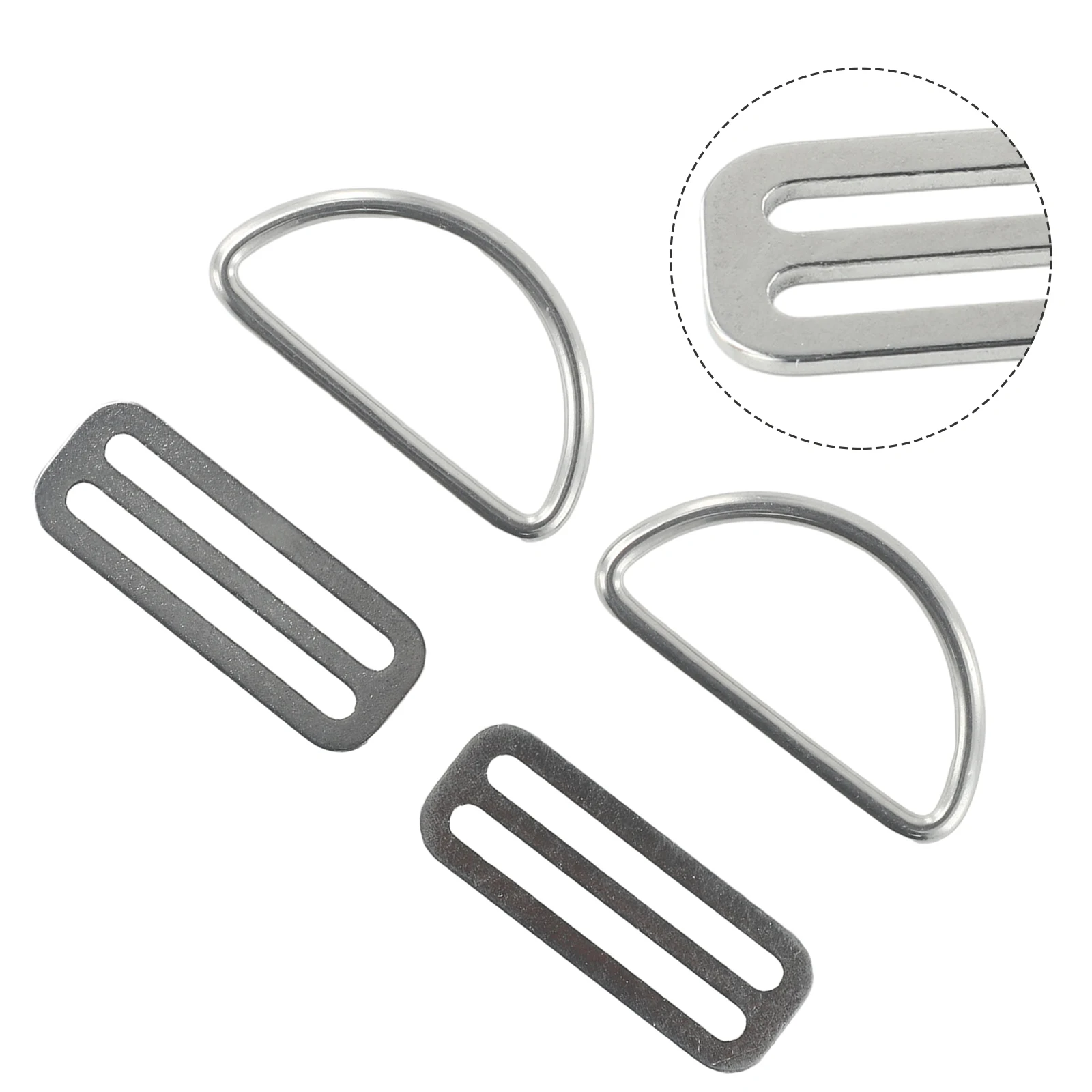 D-образная пряжка с кольцом-фиксатором из нержавеющей стали для систем крепления снаряжения для дайвинга, использующих стандартные ремни шириной 2 дюйма.
D-образная пряжка с кольцом-фиксатором из нержавеющей стали для систем крепления снаряжения для дайвинга, использующих стандартные ремни шириной 2 дюйма.